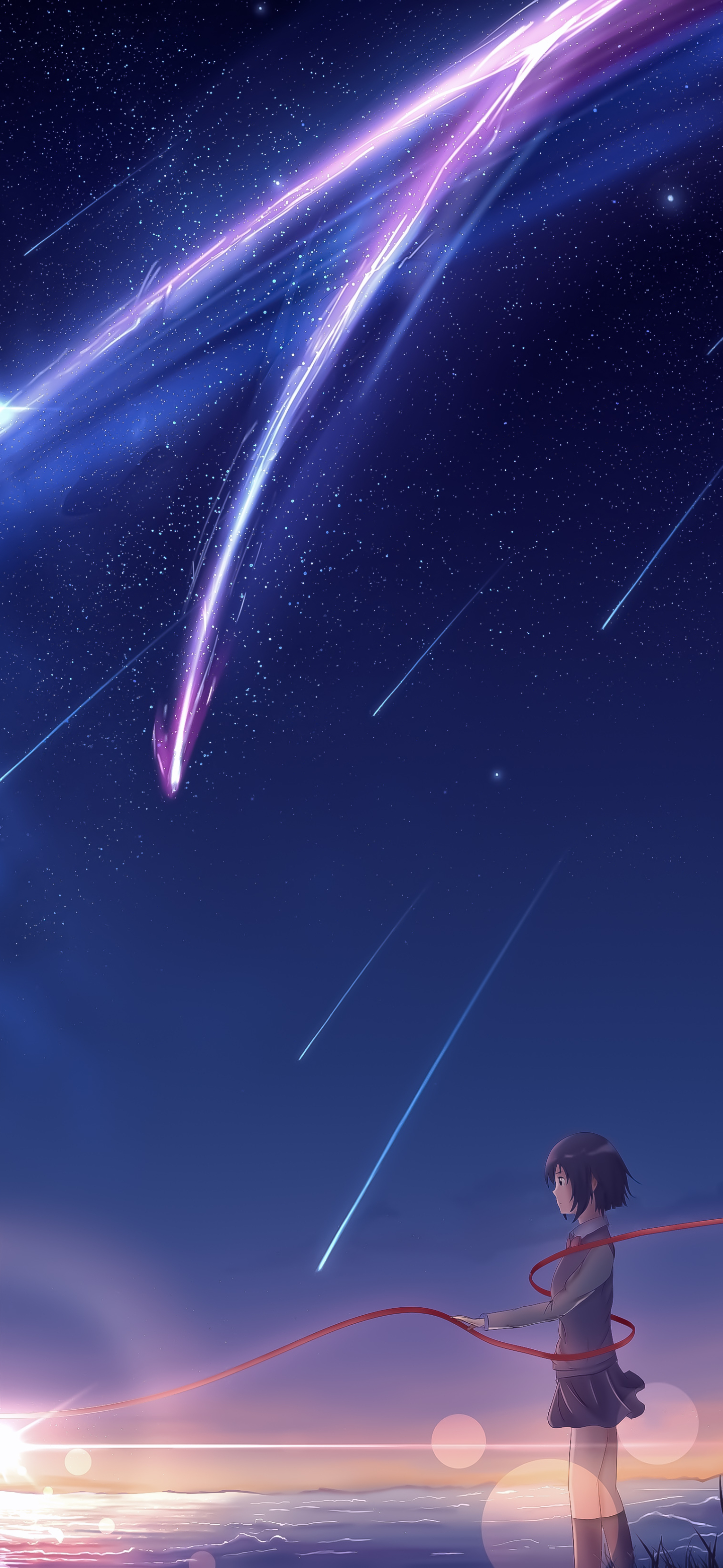 Handy-Wallpaper Animes, Your Name Gestern Heute Und Für Immer, Mitsuha Miyamizu kostenlos herunterladen.