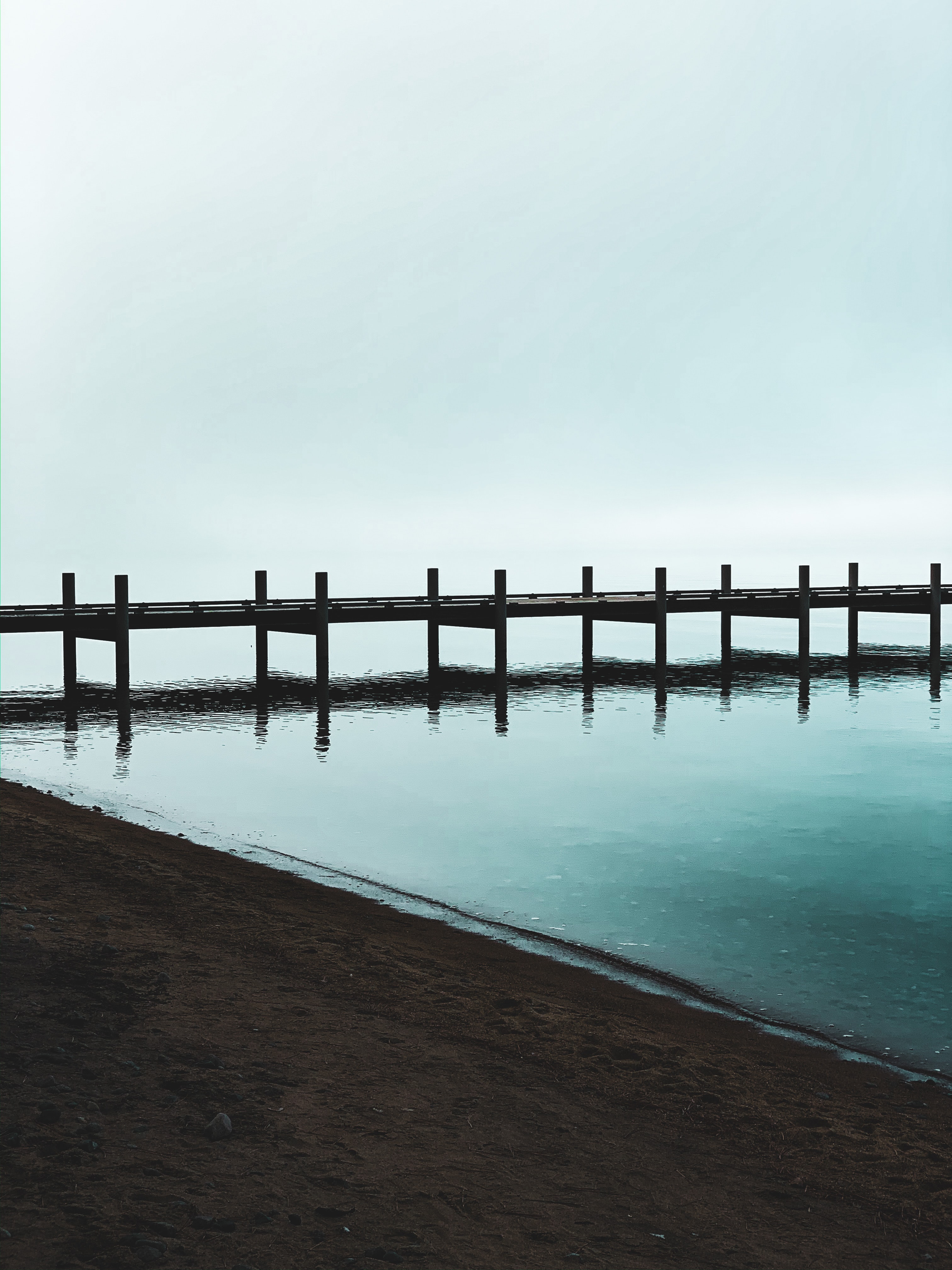 Download mobile wallpaper Water, Coast, Nature, Pier, Beach for free.