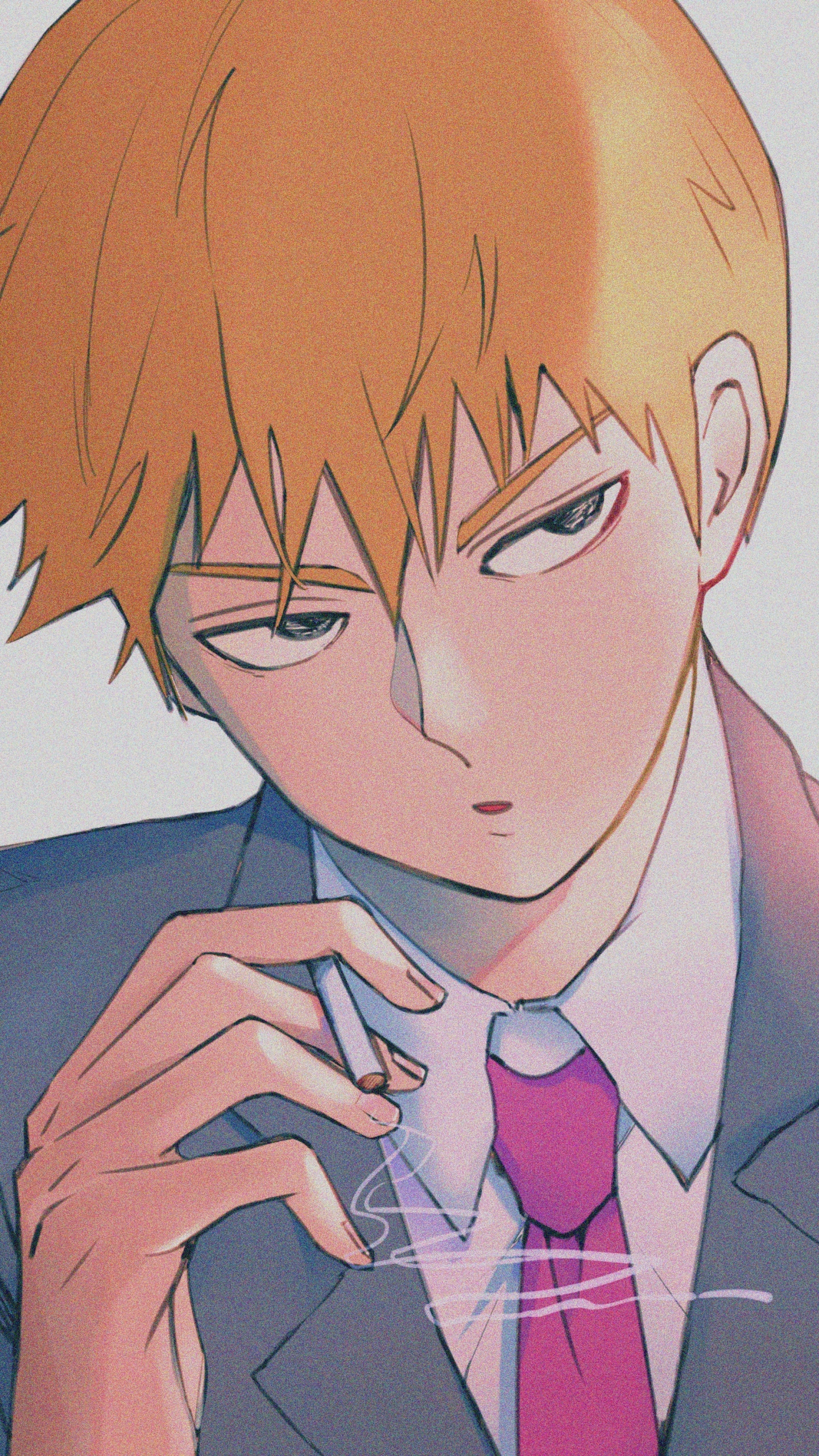 Handy-Wallpaper Animes, Arataka Reigen, Mob Psycho 100 kostenlos herunterladen.