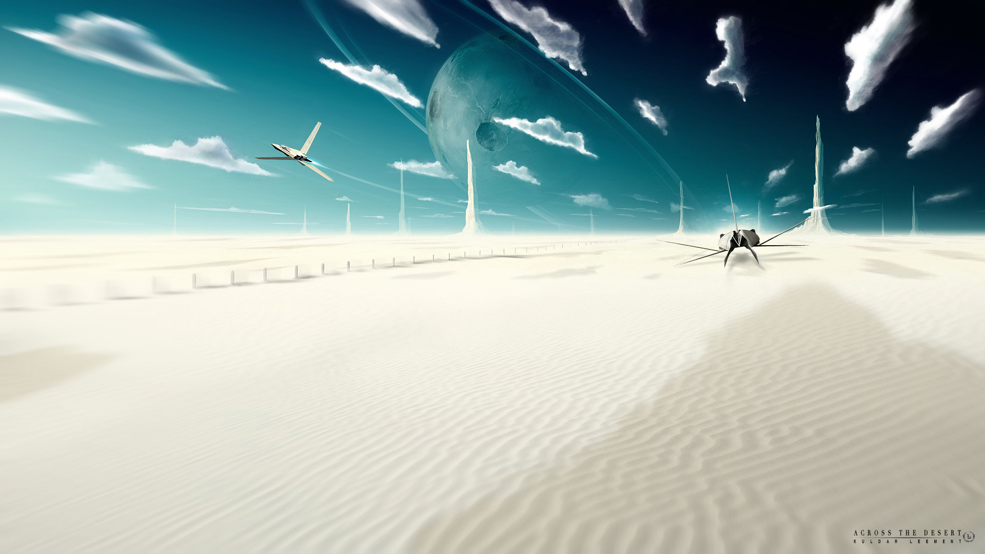 Free download wallpaper Landscape, Sci Fi on your PC desktop