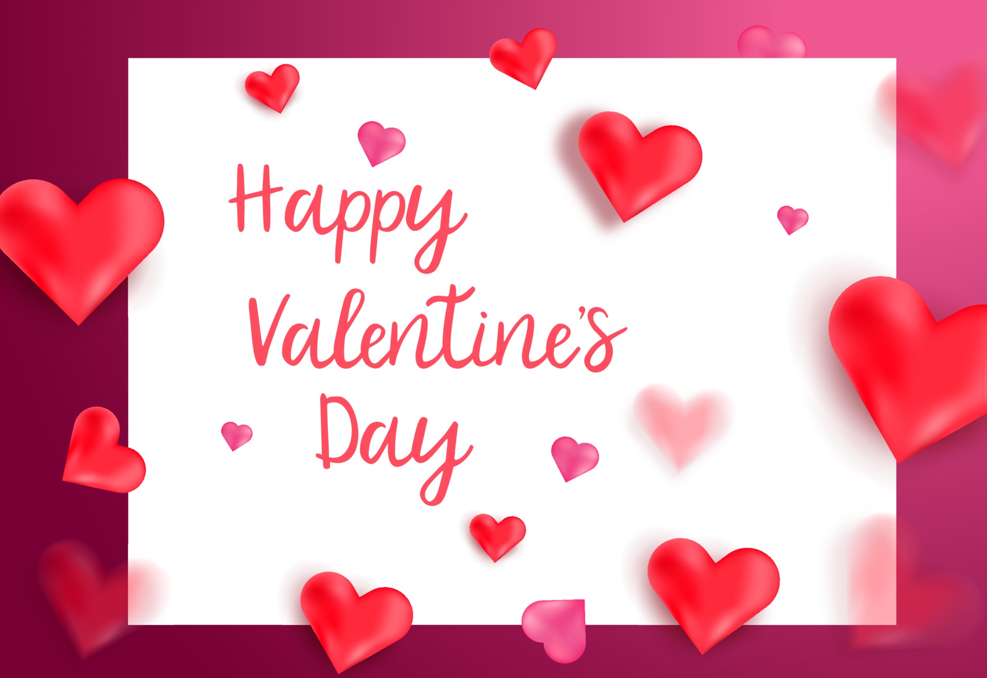 Téléchargez des papiers peints mobile Saint Valentin, Vacances, Coeur, Joyeuse Saint Valentin gratuitement.