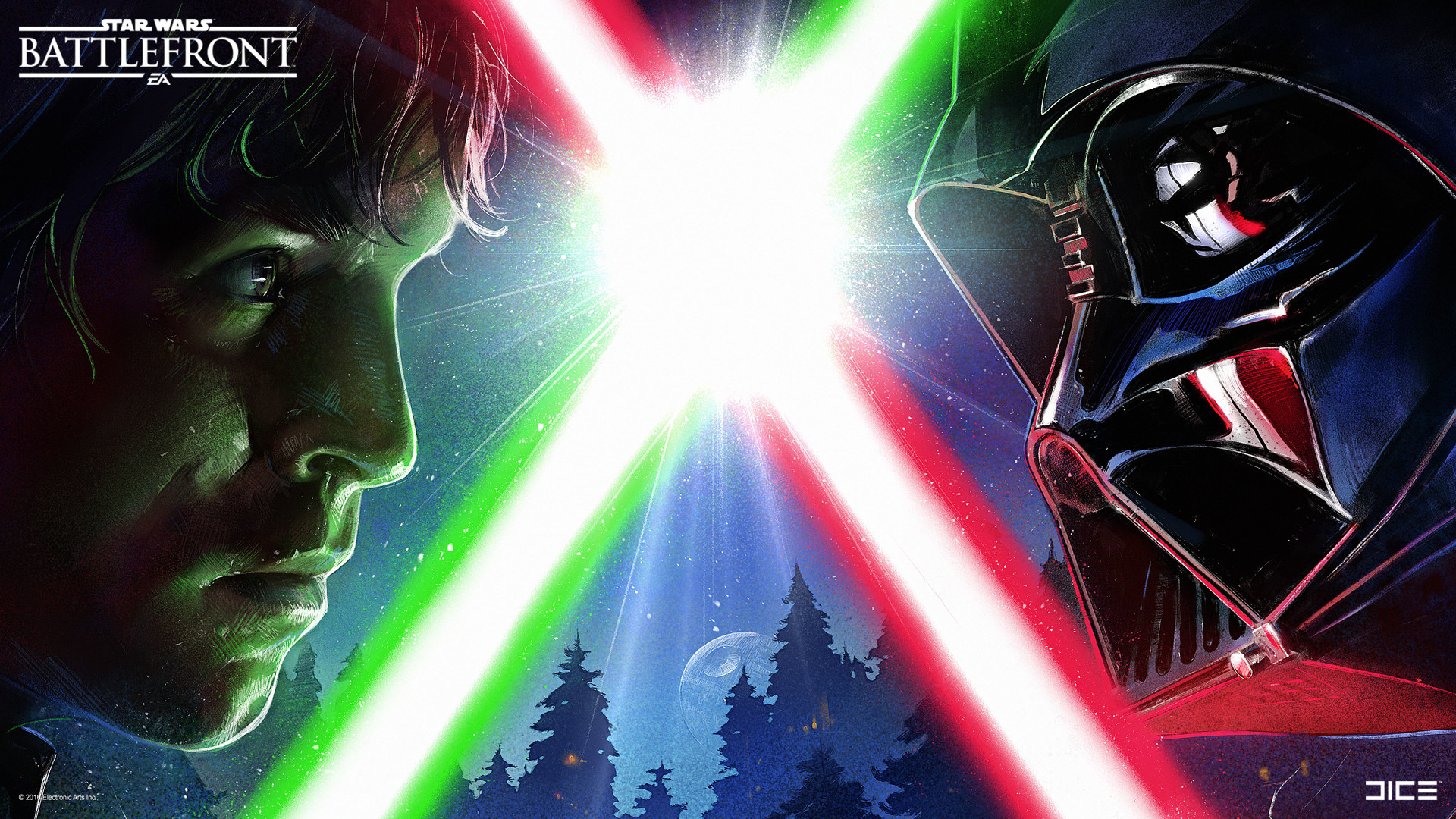 Descarga gratuita de fondo de pantalla para móvil de Sable De Luz, Videojuego, Darth Vader, La Guerra De Las Galaxias, Lucas Skywalker, Frente De Batalla De Star Wars (2015).