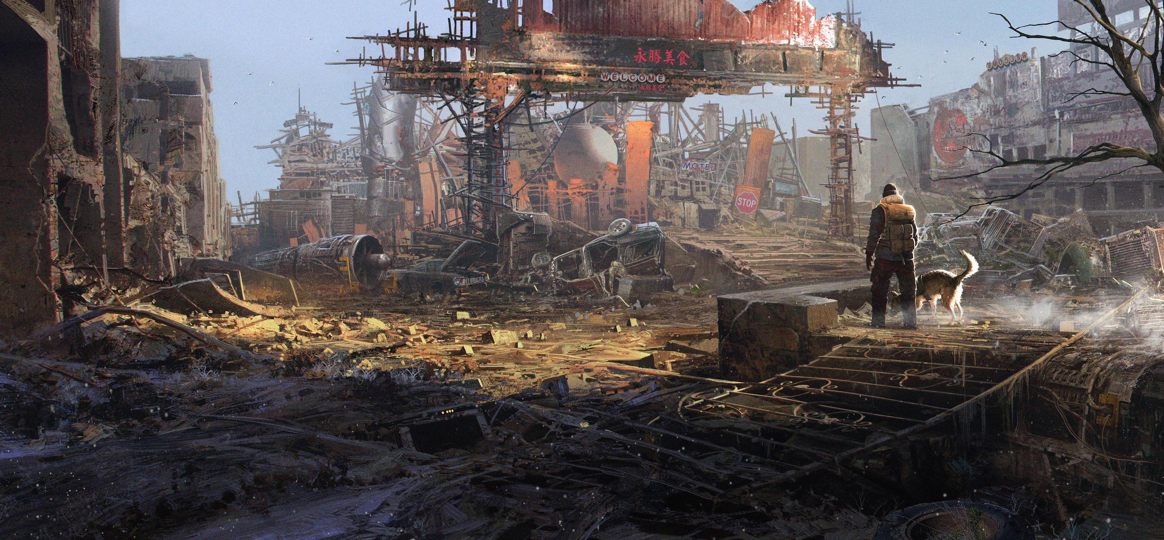 Download mobile wallpaper Sci Fi, Ruin, Post Apocalyptic for free.