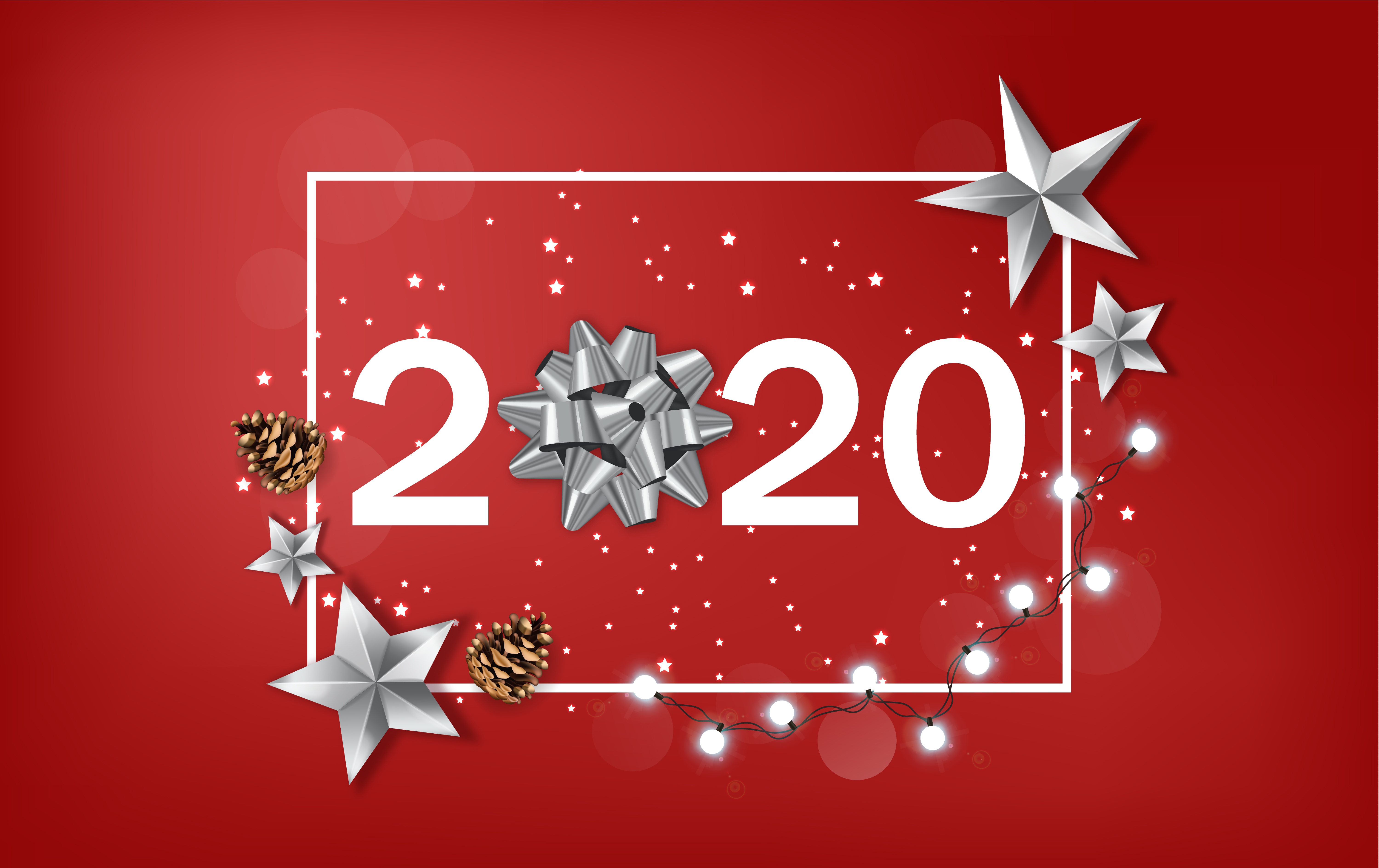 Free download wallpaper Holiday, New Year 2020 on your PC desktop