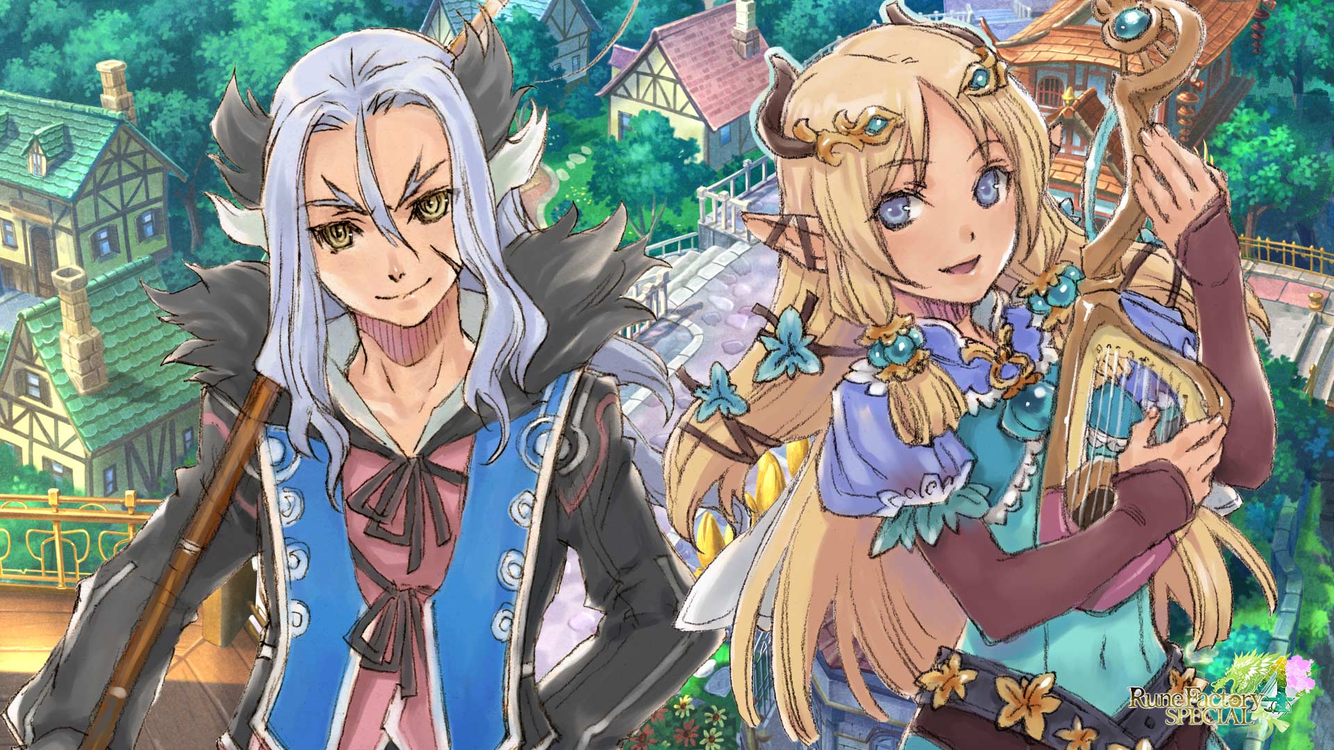 video game, rune factory 4 special 2160p