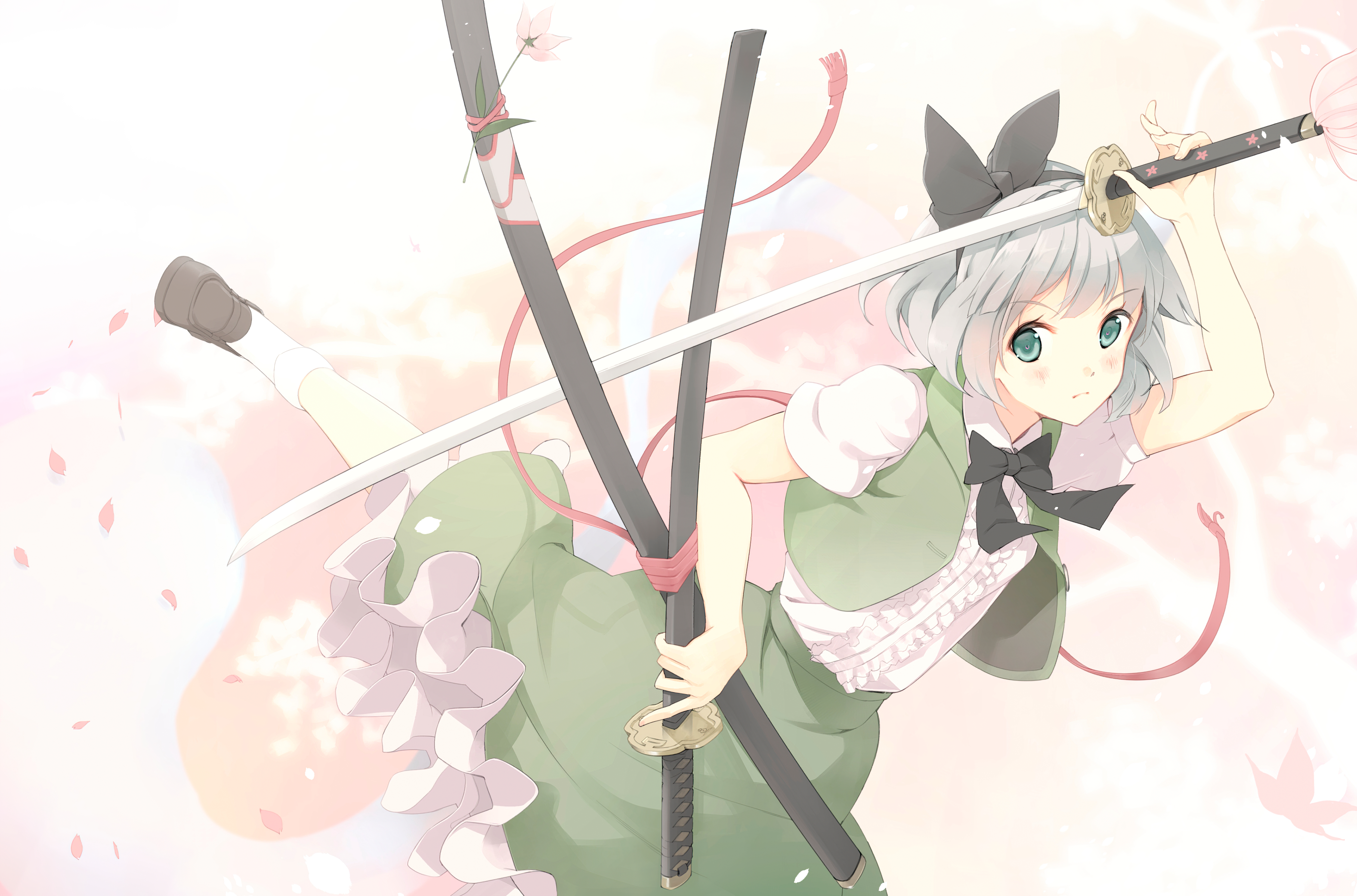 Téléchargez gratuitement l'image Animé, Touhou, Youmu Konpaku sur le bureau de votre PC