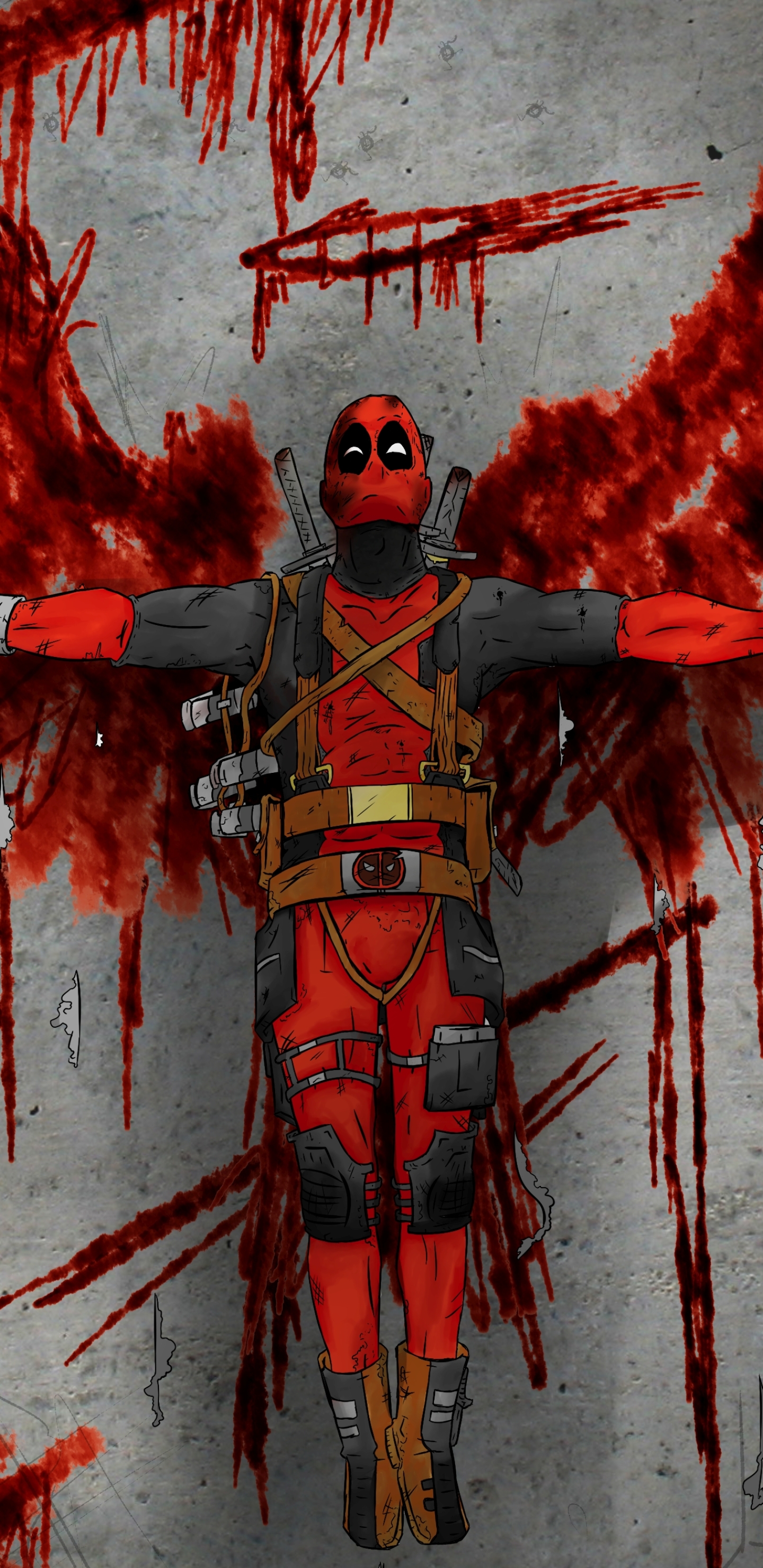 Handy-Wallpaper Deadpool, Comics kostenlos herunterladen.