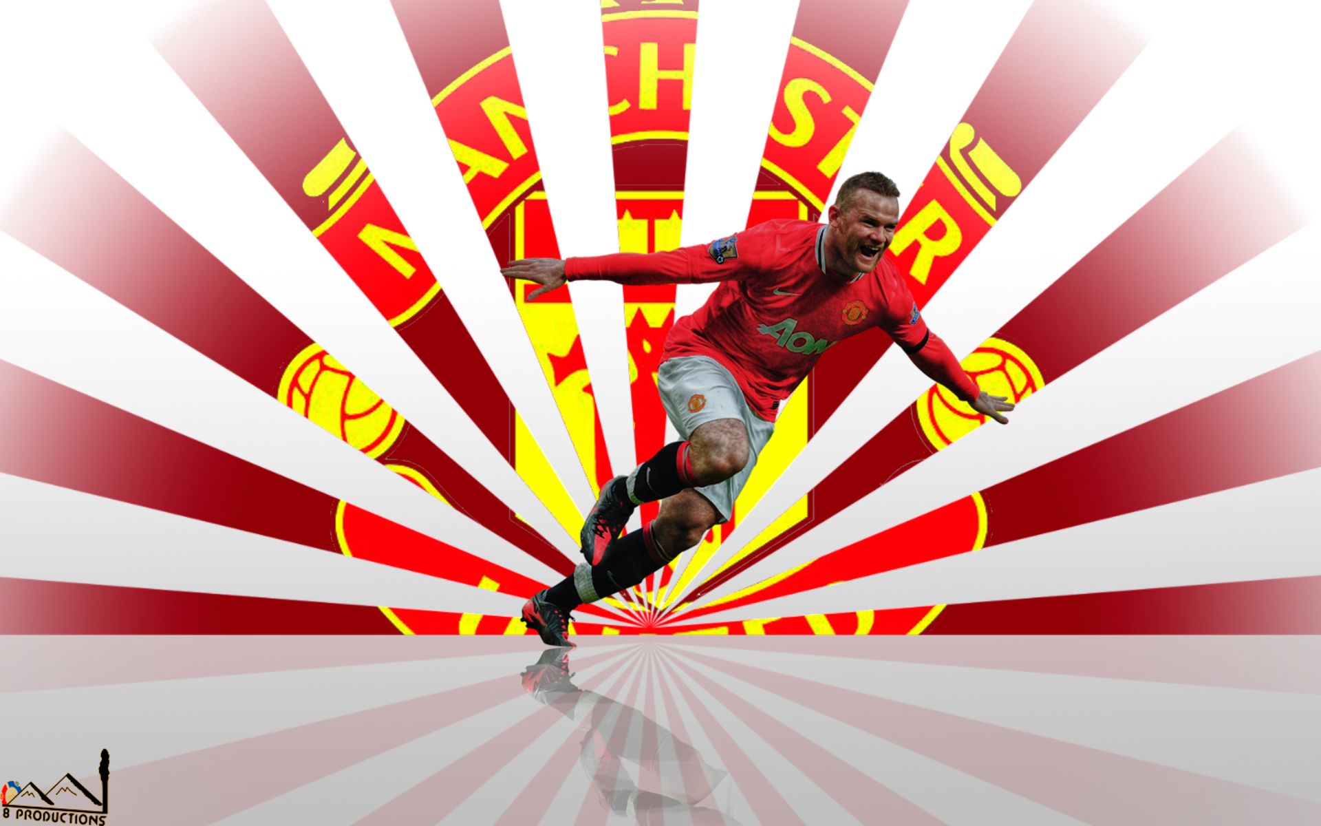 Laden Sie das Sport, Fußball, Manchester United, Wayne Rooney-Bild kostenlos auf Ihren PC-Desktop herunter