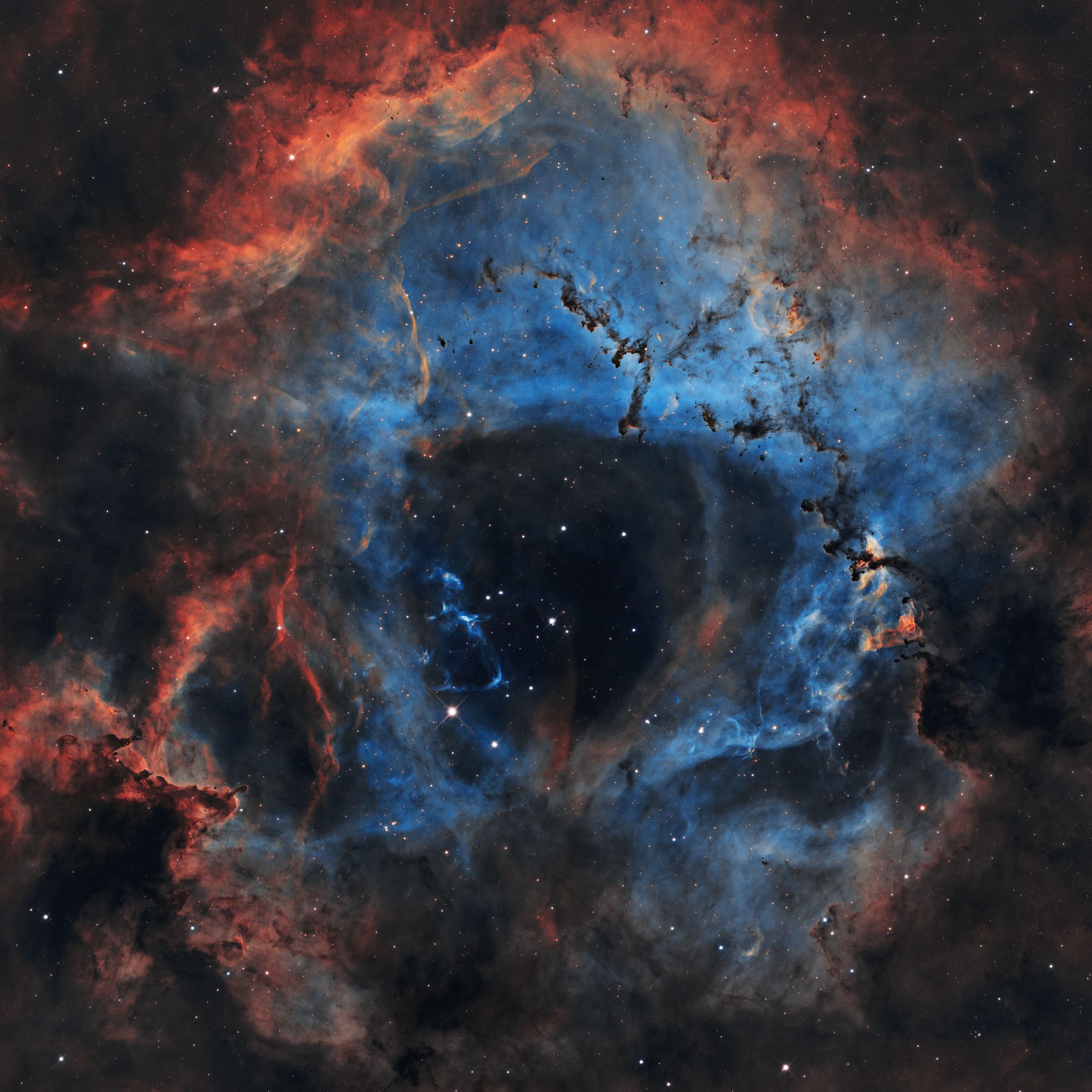 Mobile wallpaper nebula, universe, galaxy, stars, glow