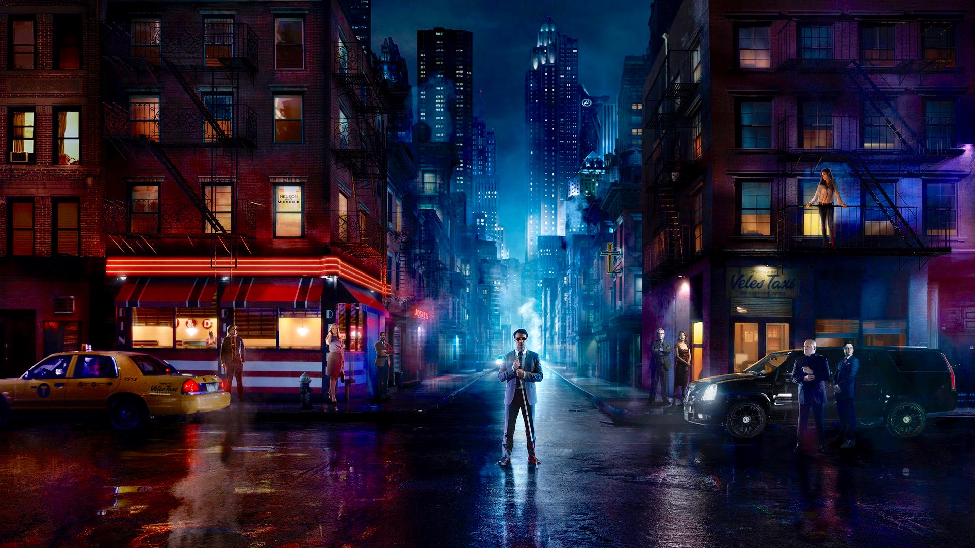 Handy-Wallpaper Fernsehserien, Marvel's Daredevil, Matt Murdock, Charlie Cox kostenlos herunterladen.