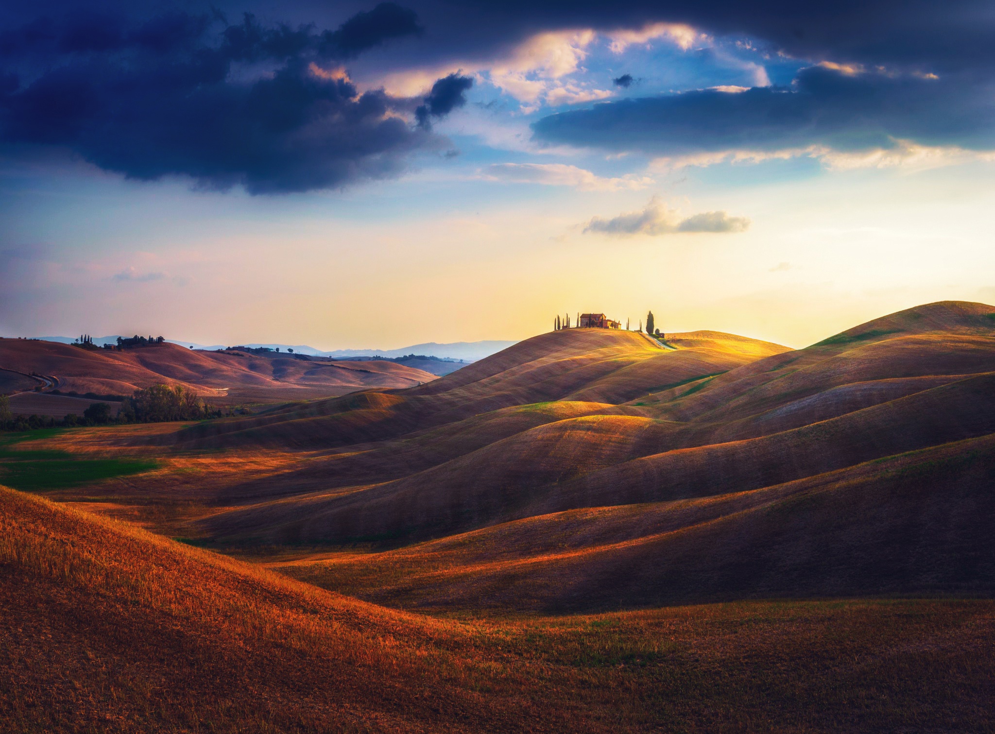 Free download wallpaper Italy, Hill, Photography, Tuscany on your PC desktop