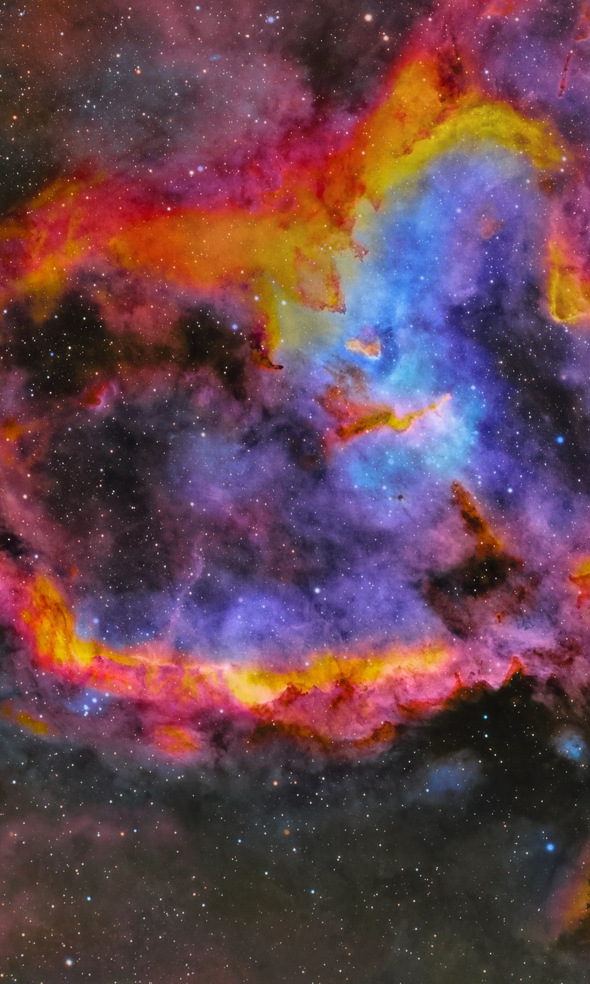Descarga gratuita de fondo de pantalla para móvil de Nebulosa, Ciencia Ficción, Nebulosa Del Corazón.