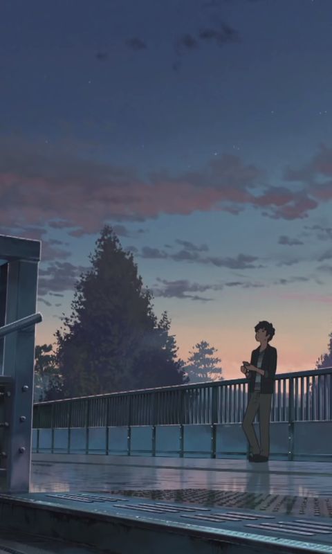 Descarga gratuita de fondo de pantalla para móvil de Animado, Atardecer, Puesta De Sol, Kimi No Na Wa.