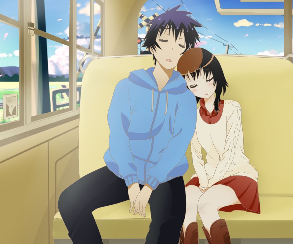 Laden Sie das Animes, Kosaki Onodera, Raku Ichijō, Nisekoi-Bild kostenlos auf Ihren PC-Desktop herunter