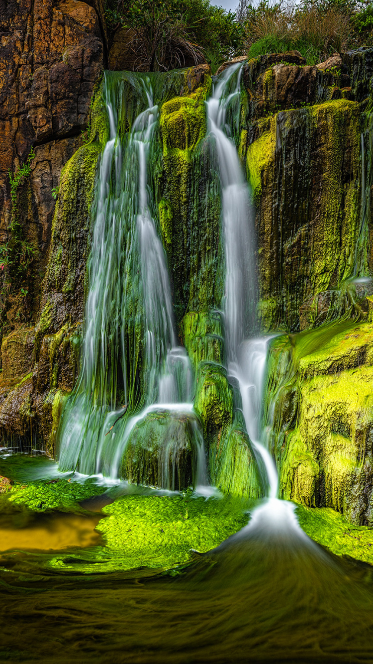 Descarga gratuita de fondo de pantalla para móvil de Cascadas, Cascada, Tierra, Tierra/naturaleza.