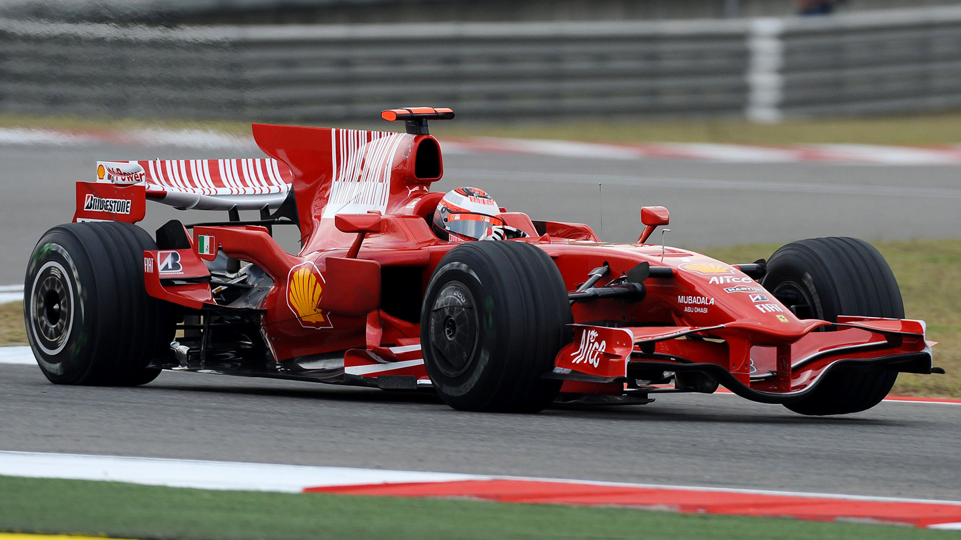 Baixar papel de parede para celular de Ferrari, Fórmula 1, Carro, Carro De Corrida, Veículos, Ferrari F2008 gratuito.