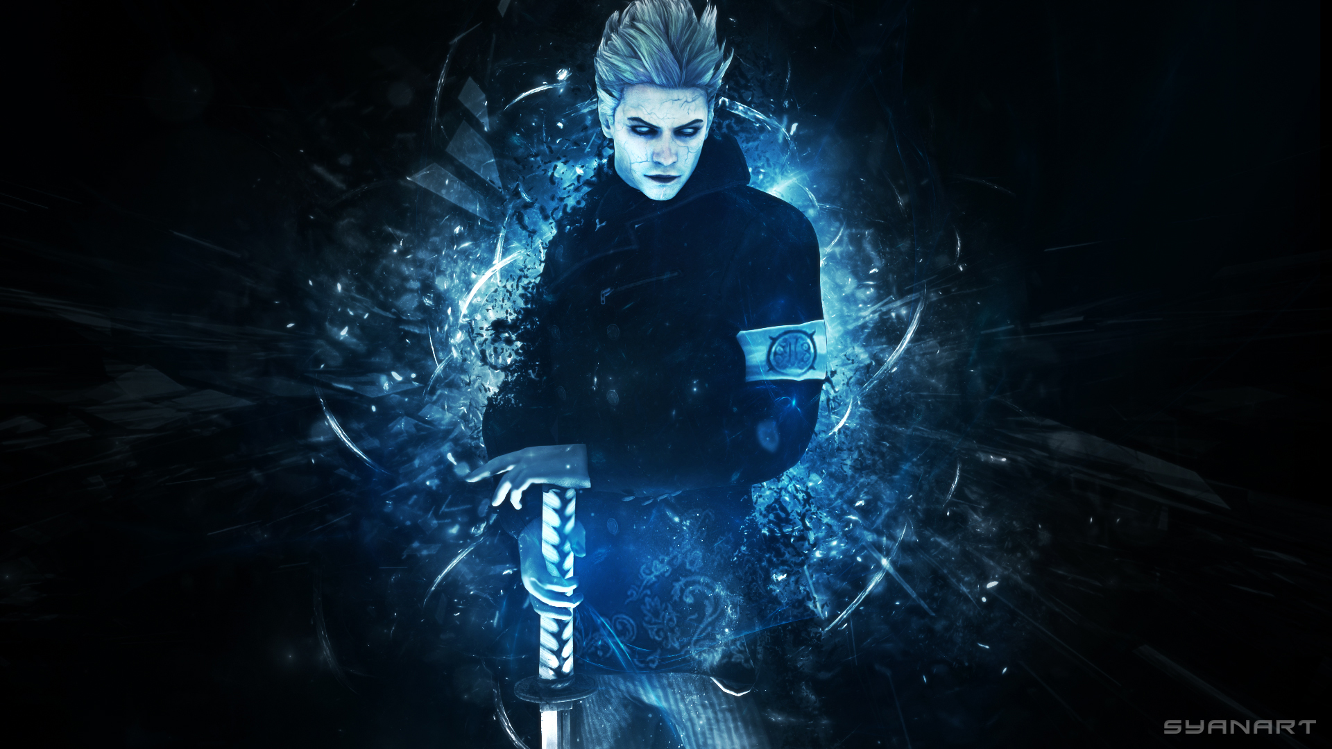 Handy-Wallpaper Devil May Cry, Computerspiele, Dmc: Devil May Cry, Vergil (Devil May Cry) kostenlos herunterladen.