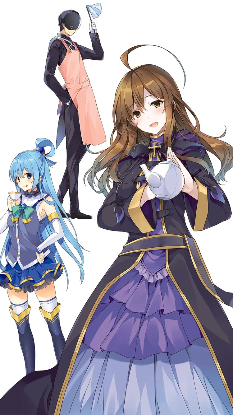 Descarga gratuita de fondo de pantalla para móvil de Animado, Konosuba: God's Blessing On This Wonderful World!, Aqua (Kono Suba), Wiz (Konosuba), Konosuba.