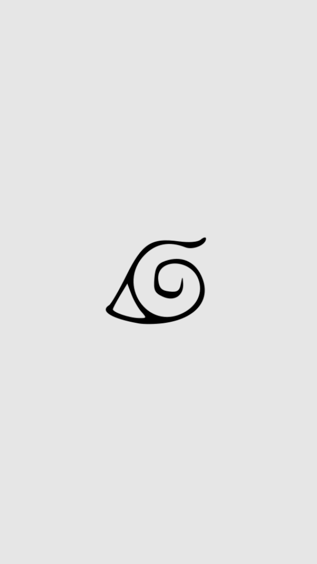 Descarga gratuita de fondo de pantalla para móvil de Naruto, Logo, Animado, Minimalista.