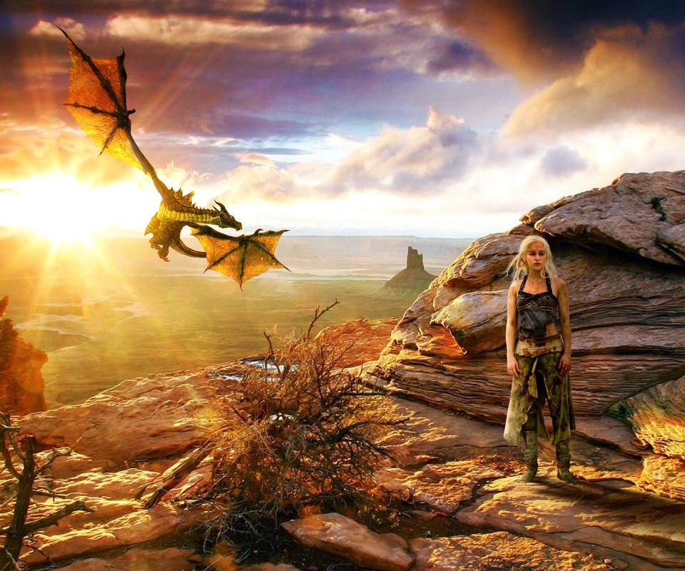 Laden Sie das Drachen, Fernsehserien, Game Of Thrones: Das Lied Von Eis Und Feuer, Daenerys Targaryen, Emilia Clarke-Bild kostenlos auf Ihren PC-Desktop herunter