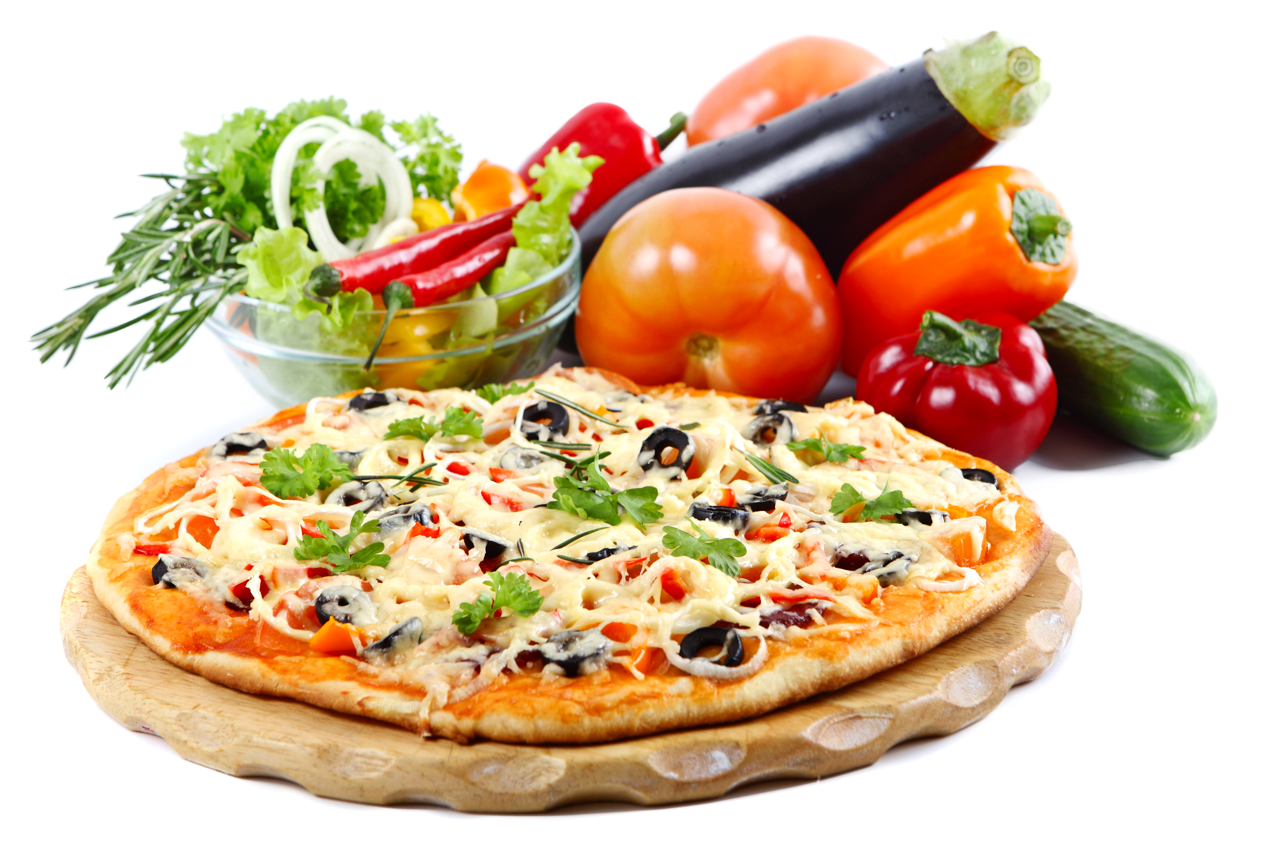 Handy-Wallpaper Gemüse, Pizza, Pfeffer, Nahrungsmittel kostenlos herunterladen.