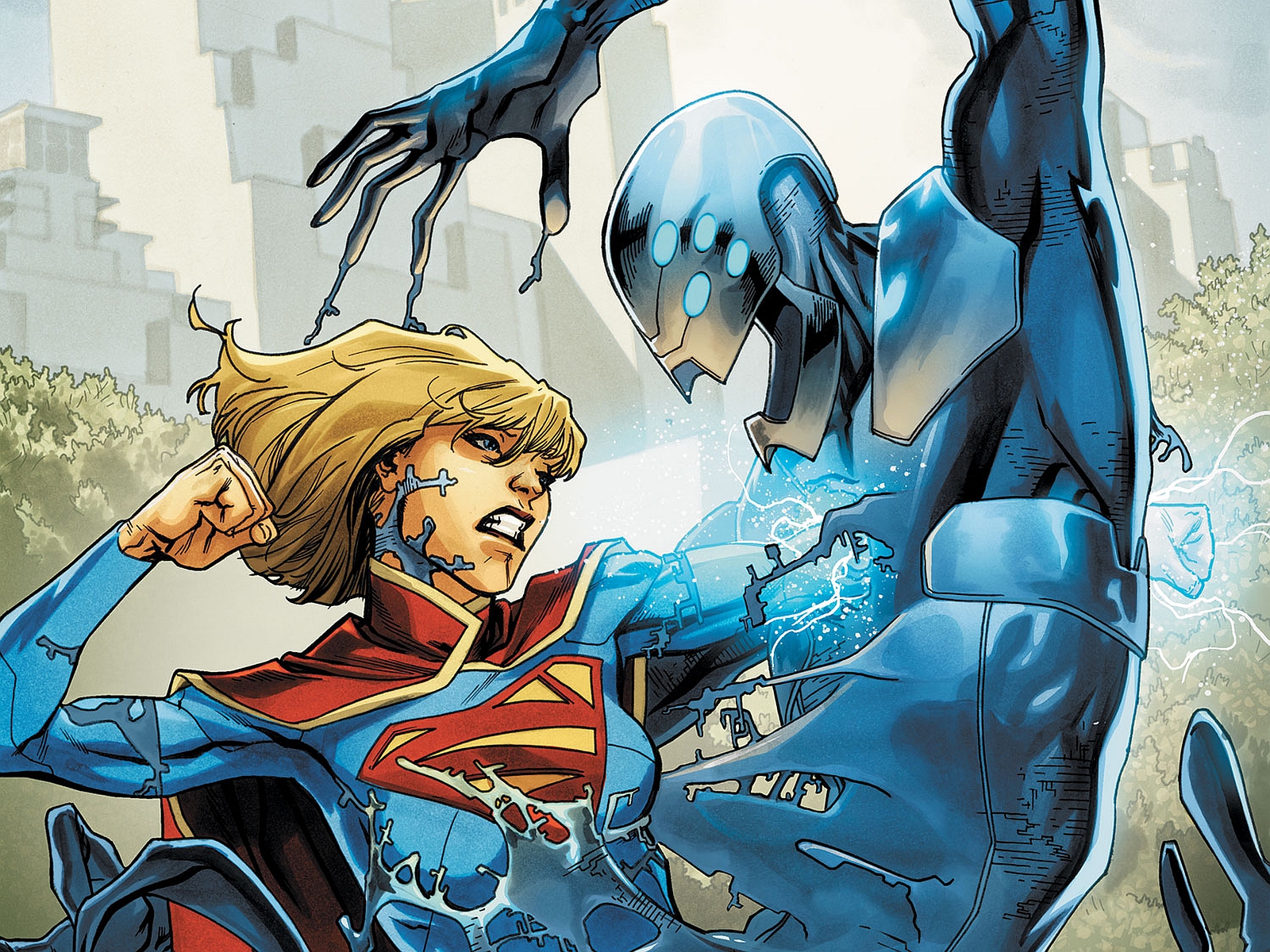 Download mobile wallpaper Supergirl, Superman, Comics for free.