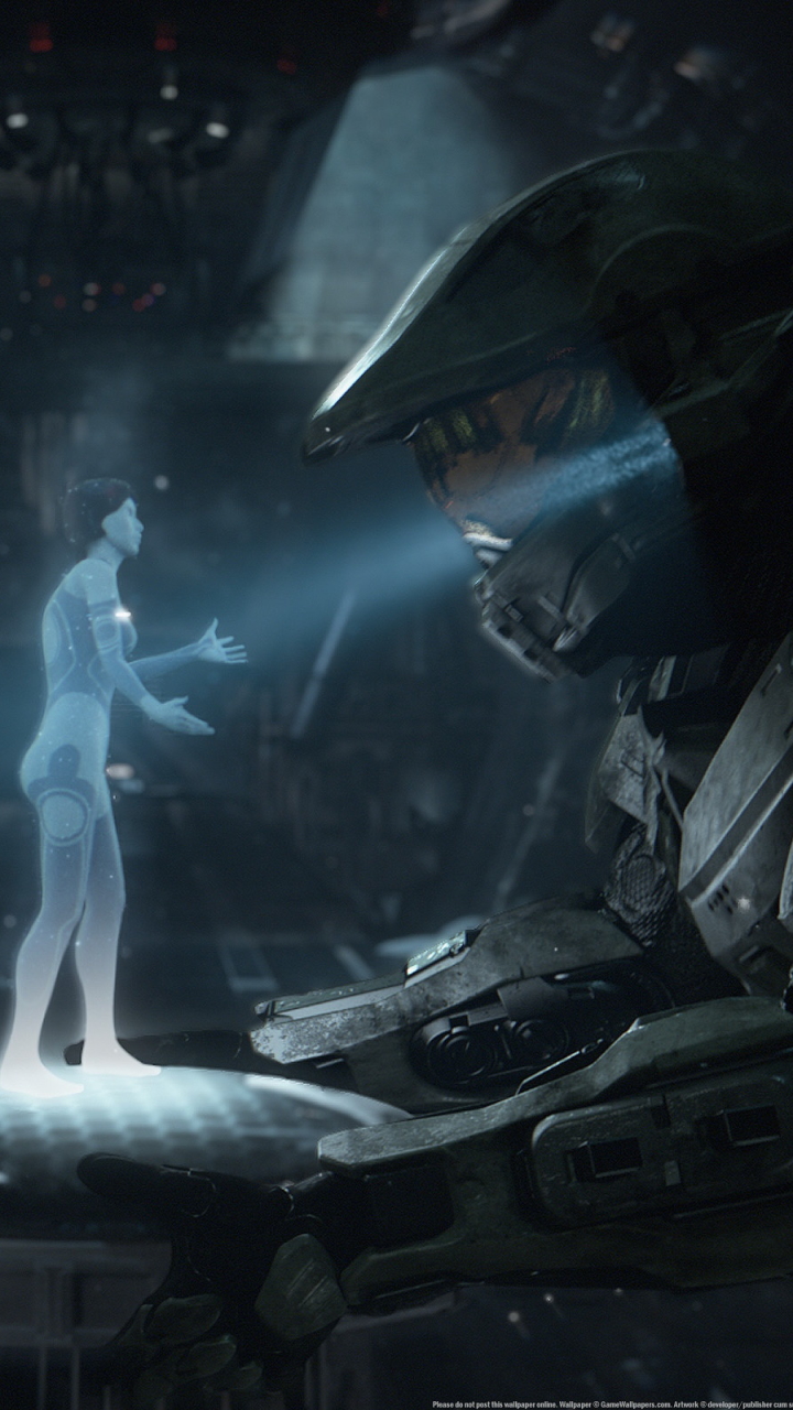 Descarga gratuita de fondo de pantalla para móvil de Aureola, Videojuego, Cortana (Halo), Halo 4.