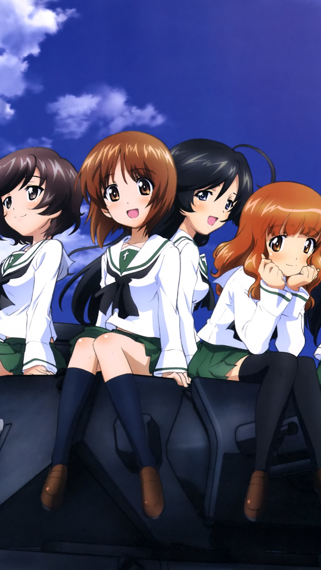 Handy-Wallpaper Animes, Girls Und Panzer kostenlos herunterladen.