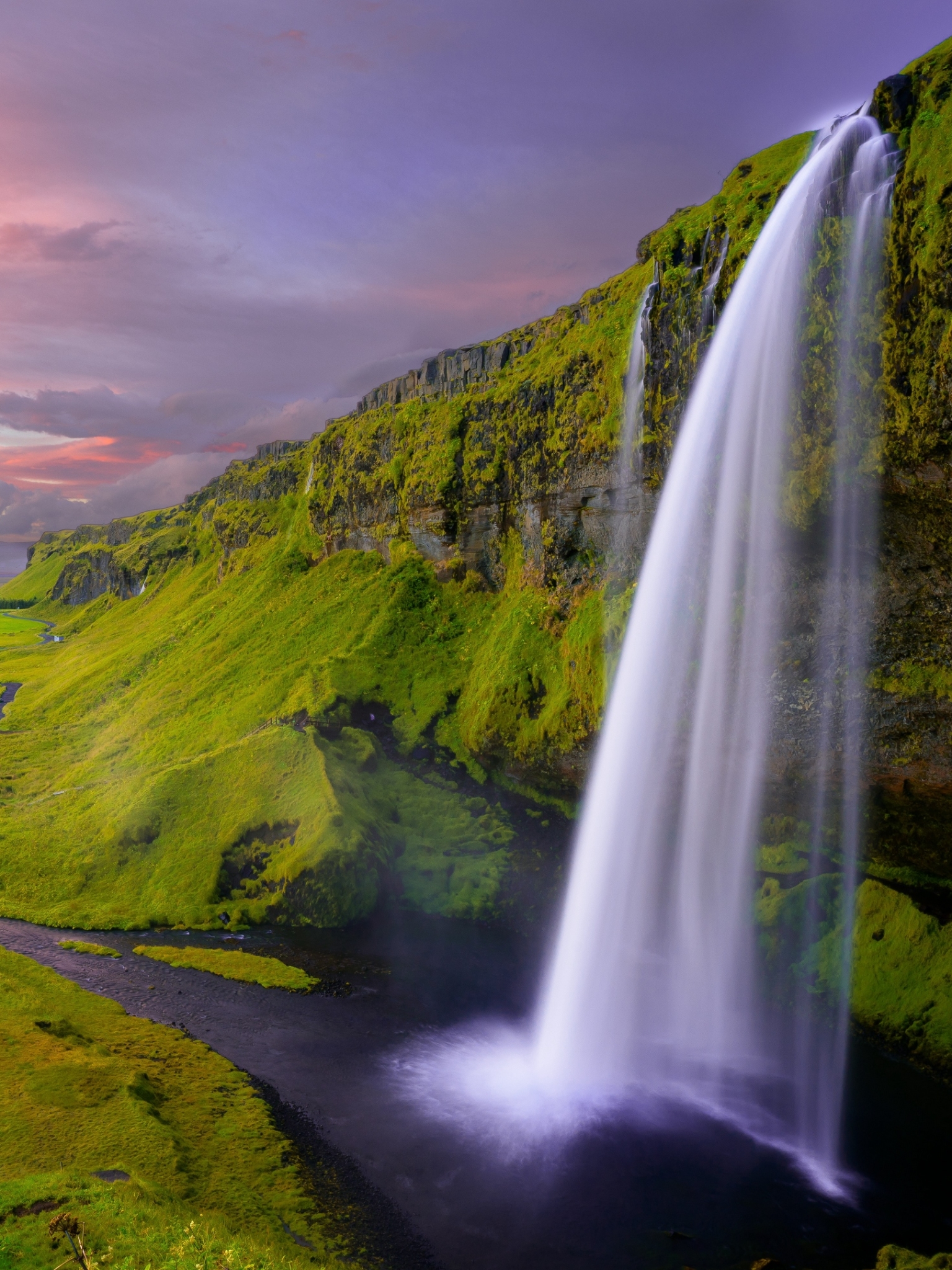 Laden Sie das Wasserfälle, Seljalandsfoss, Erde/natur-Bild kostenlos auf Ihren PC-Desktop herunter