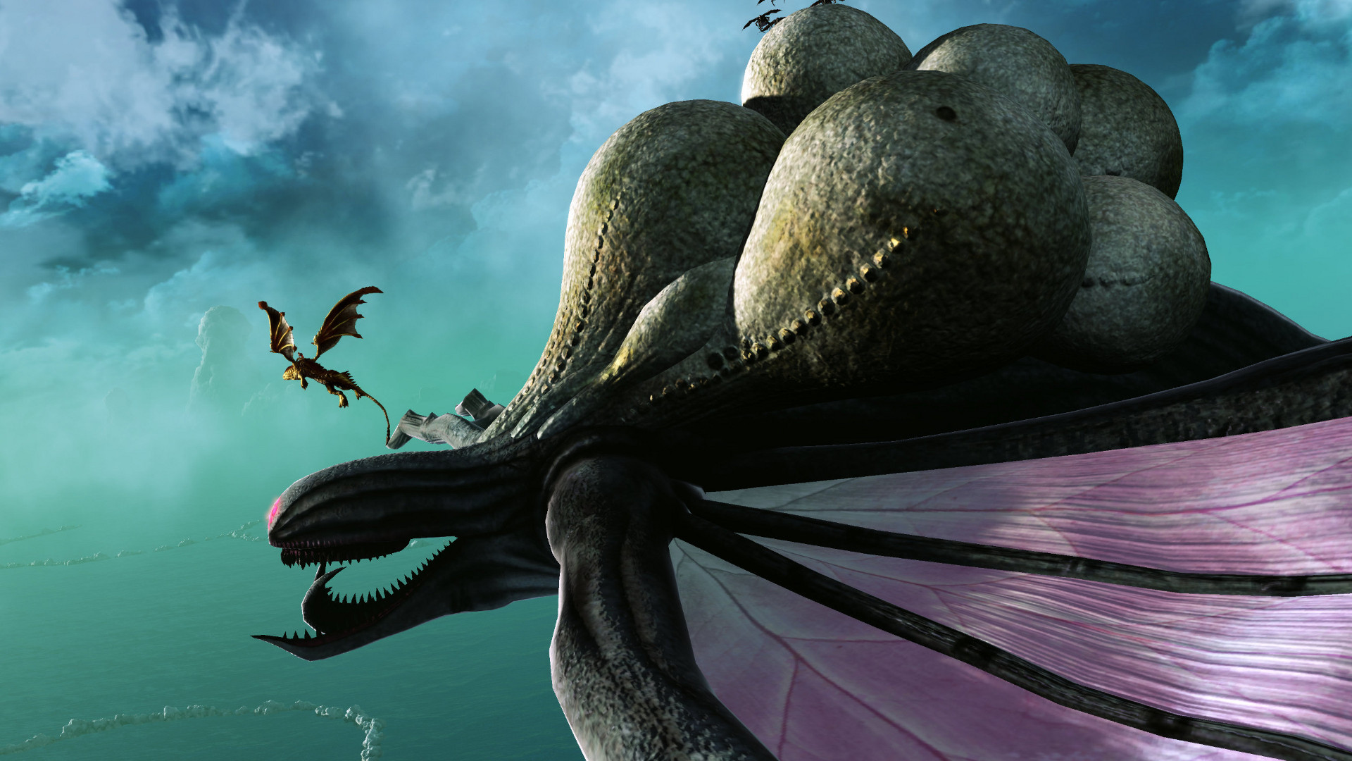 video game, panzer dragoon saga, dragon UHD