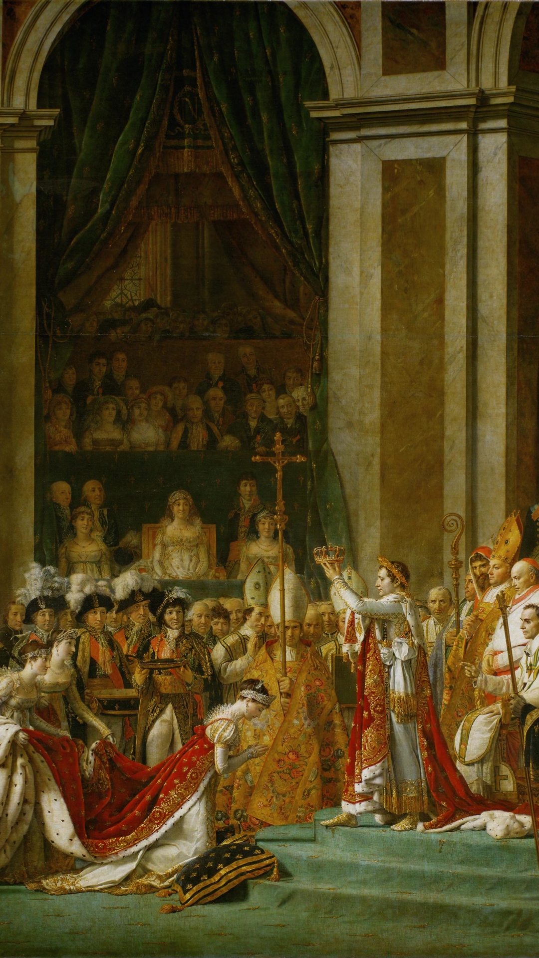 Baixar papel de parede para celular de Coroa, Pintura, Artistico, Quadro, Napoleão, Coroação De Napoleão gratuito.