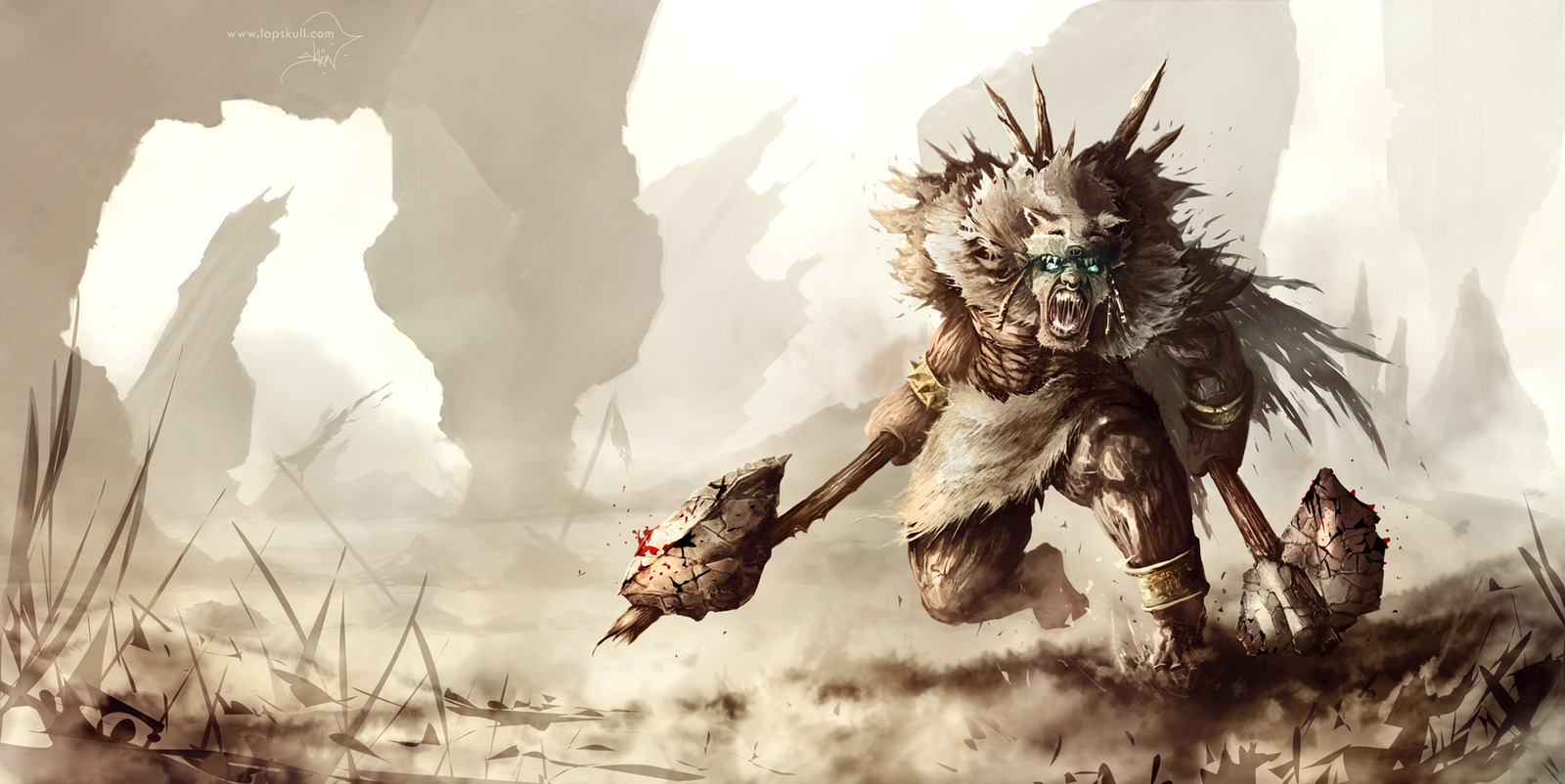 Free download wallpaper Fantasy, Warrior on your PC desktop