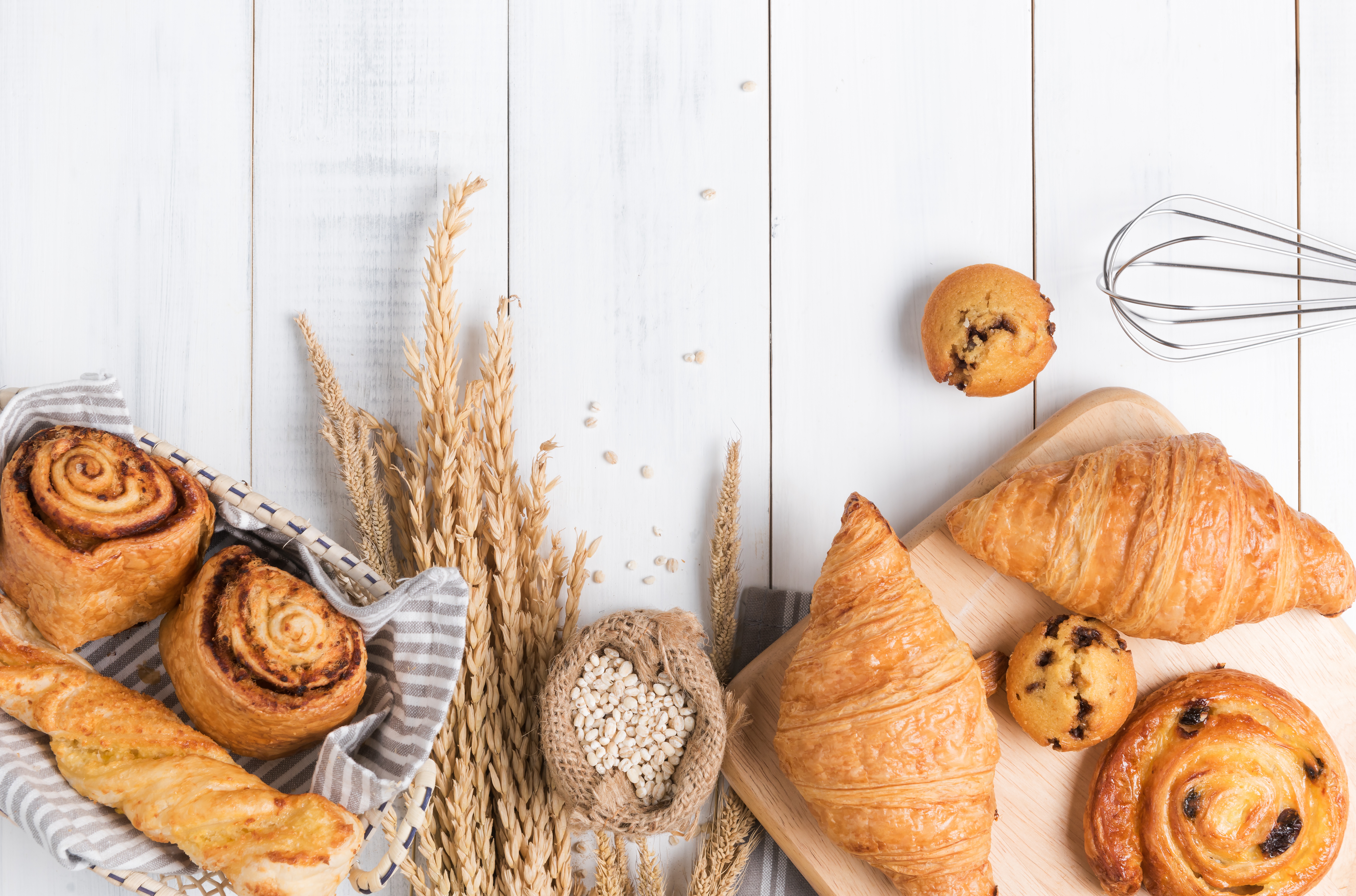 Free download wallpaper Food, Breakfast, Croissant, Viennoiserie on your PC desktop