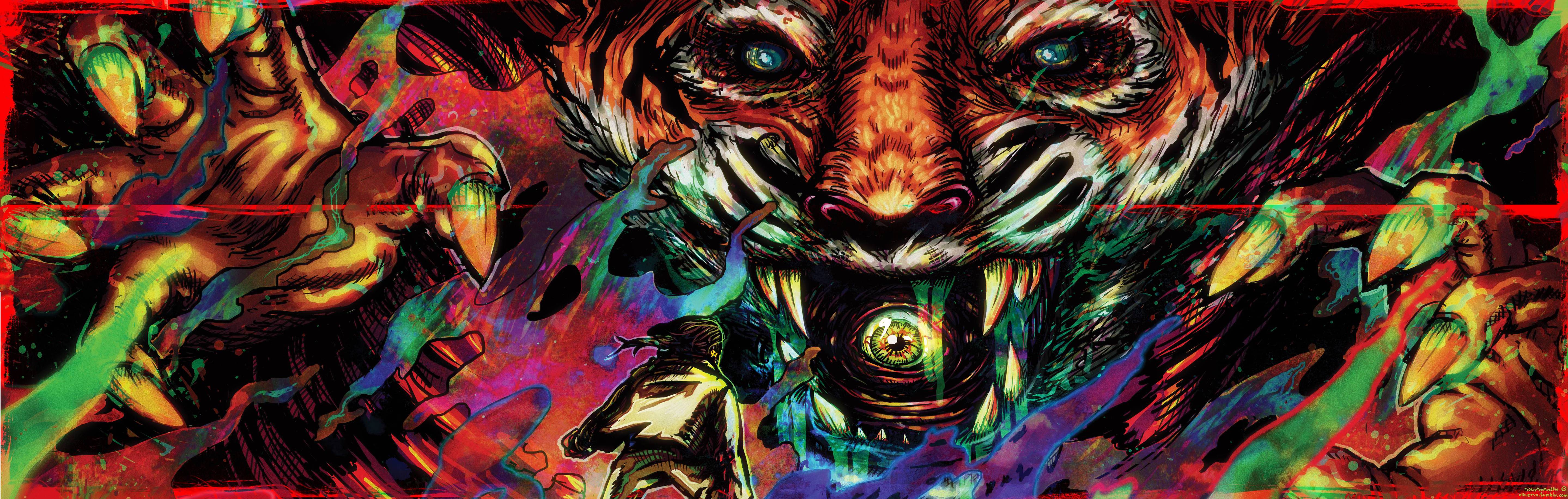 hotline miami 2: wrong number, video game, psychedelic, the son (hotline miami), hotline miami