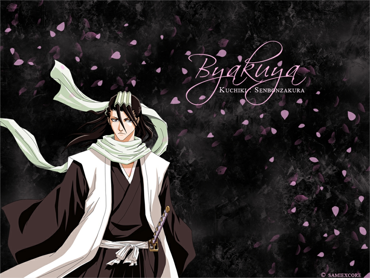 Download mobile wallpaper Byakuya Kuchiki, Bleach, Anime for free.