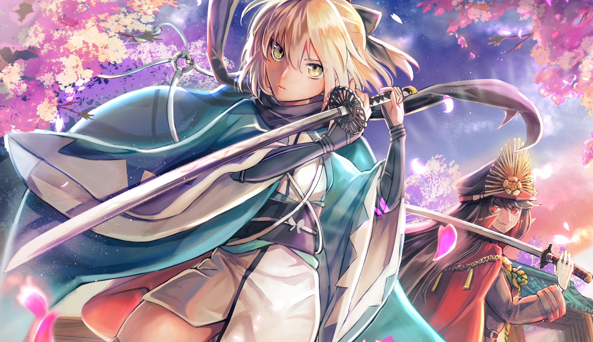 Free download wallpaper Anime, Fate/grand Order, Sakura Saber, Demon Archer (Fate/grand Order), Fate Series on your PC desktop