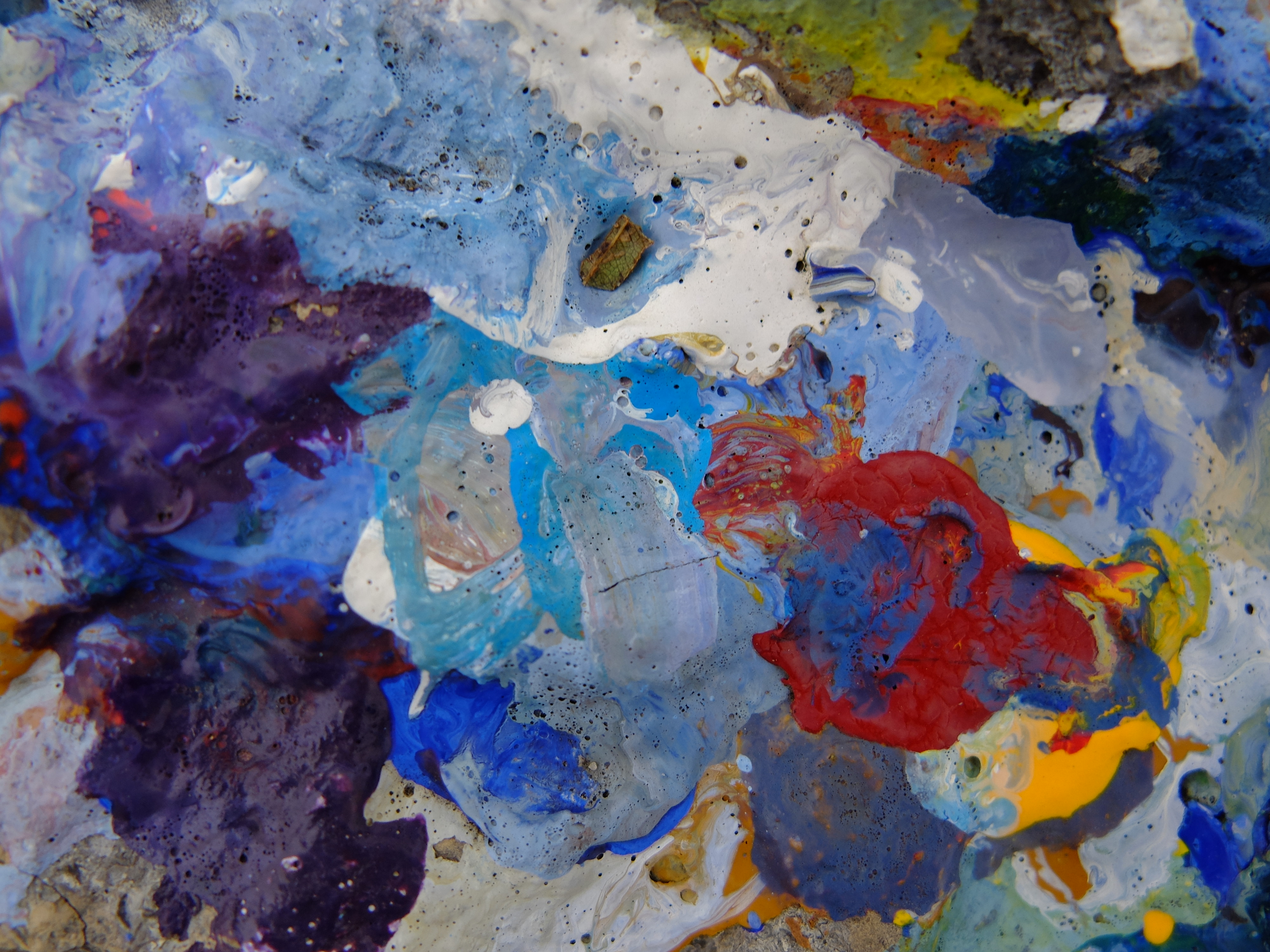 Horizontal Wallpaper fluid art, liquid, abstract, divorces, multicolored, motley, paint