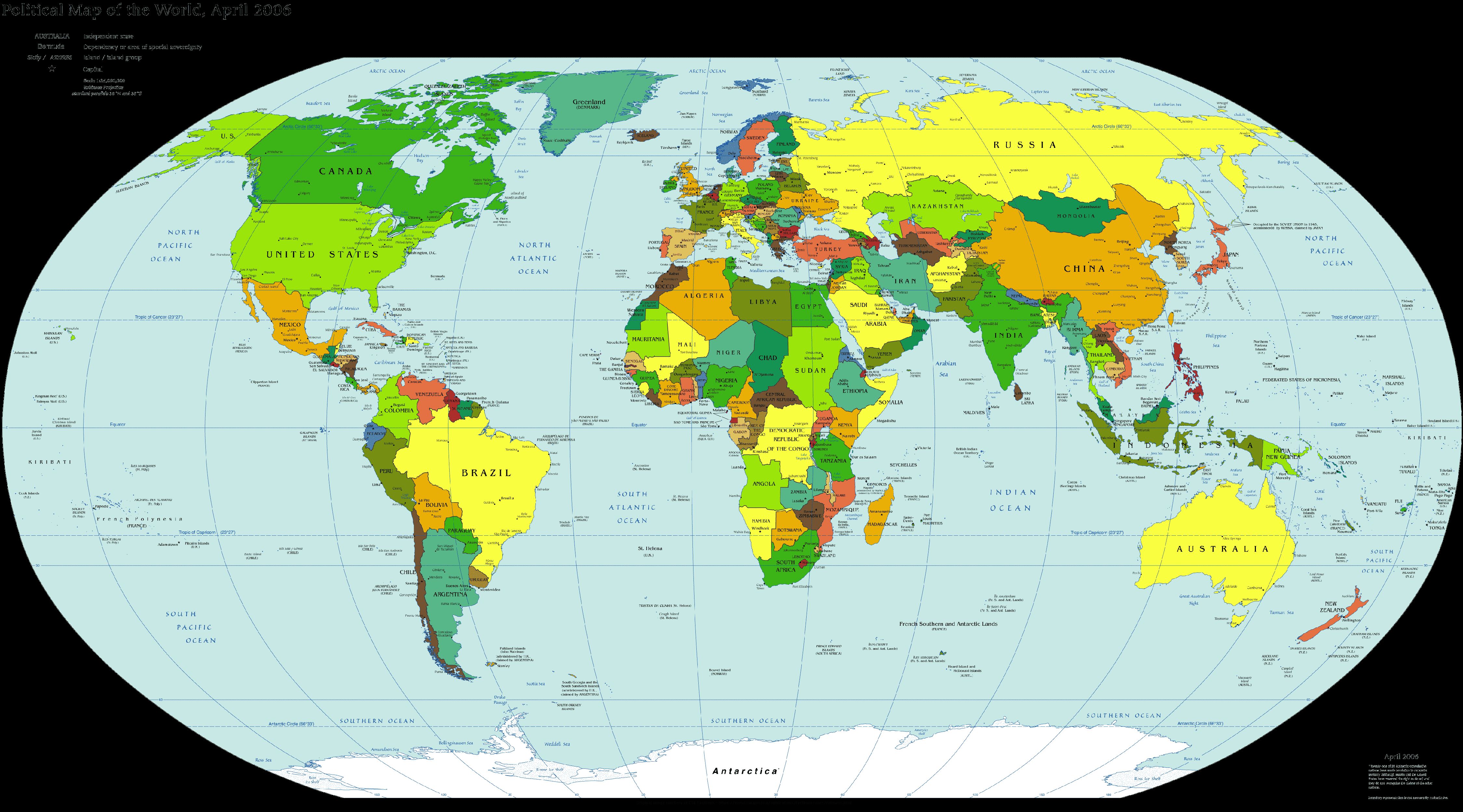 world map, misc