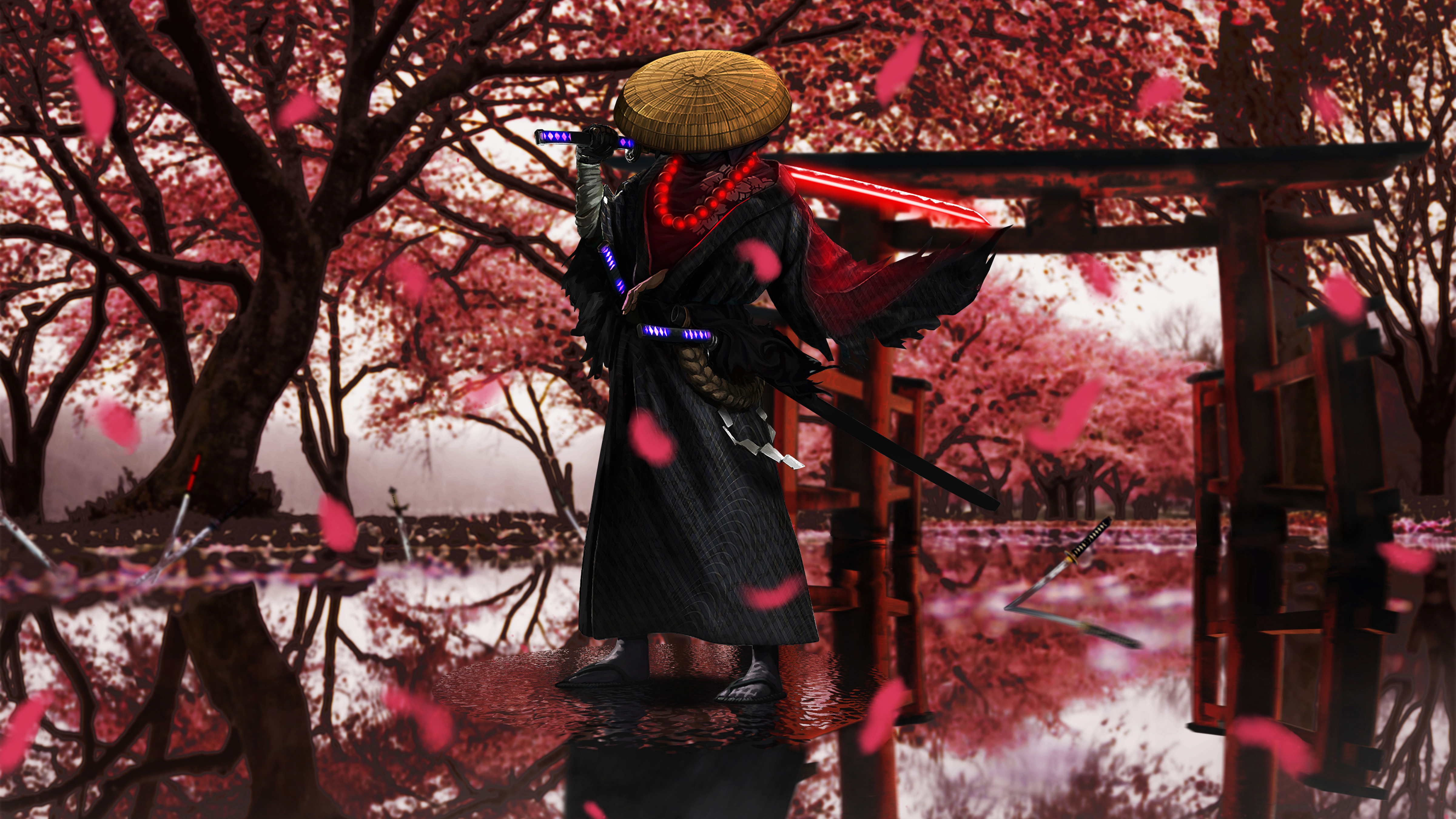 Baixar papel de parede para celular de Fantasia, Samurai gratuito.