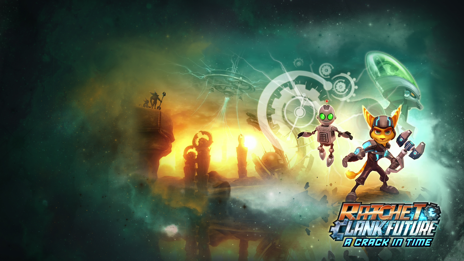 Download mobile wallpaper Video Game, Ratchet & Clank, Ratchet & Clank Future: A Crack In Time for free.