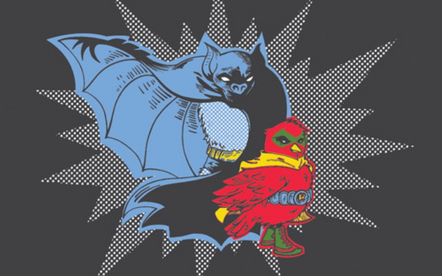 Скачать обои бесплатно Комиксы, Бэтмен, Робин (Комиксы Dc), Бэтмен И Робин картинка на рабочий стол ПК