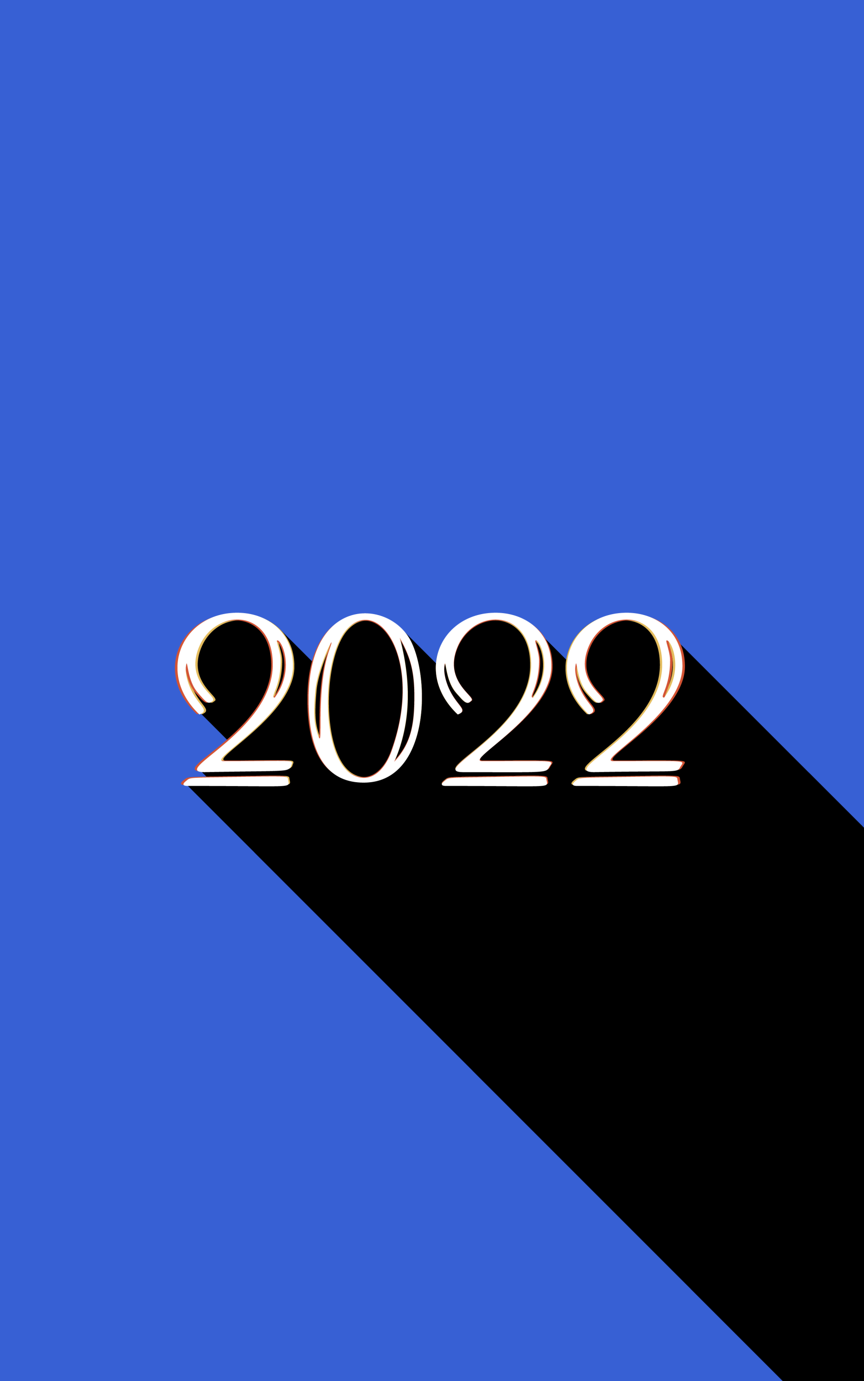 無料モバイル壁紙新年, ホリデー, 2022年新年をダウンロードします。