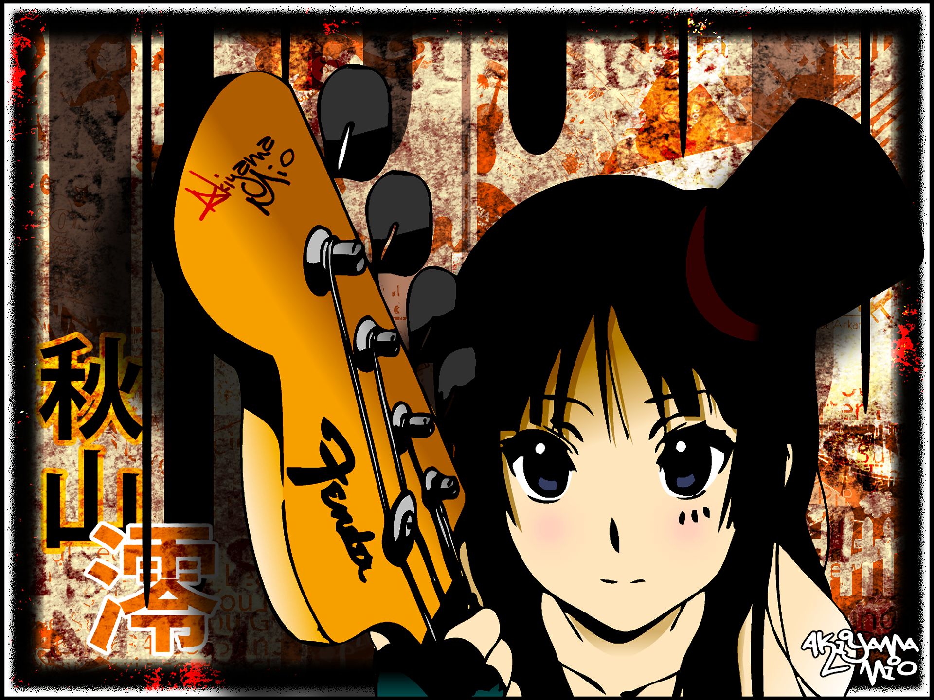 Handy-Wallpaper Animes, Mio Akiyama, K On! kostenlos herunterladen.