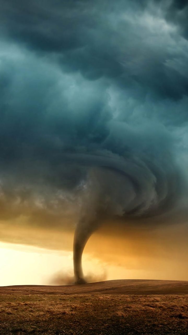 Download mobile wallpaper Earth, Cloud, Tornado for free.