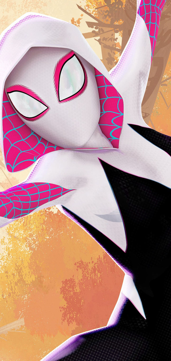 Descarga gratuita de fondo de pantalla para móvil de Capucha, Películas, Superhéroe, Spider Man, Gwen Stacy, Araña Gwen, Spider Man: Un Nuevo Universo.