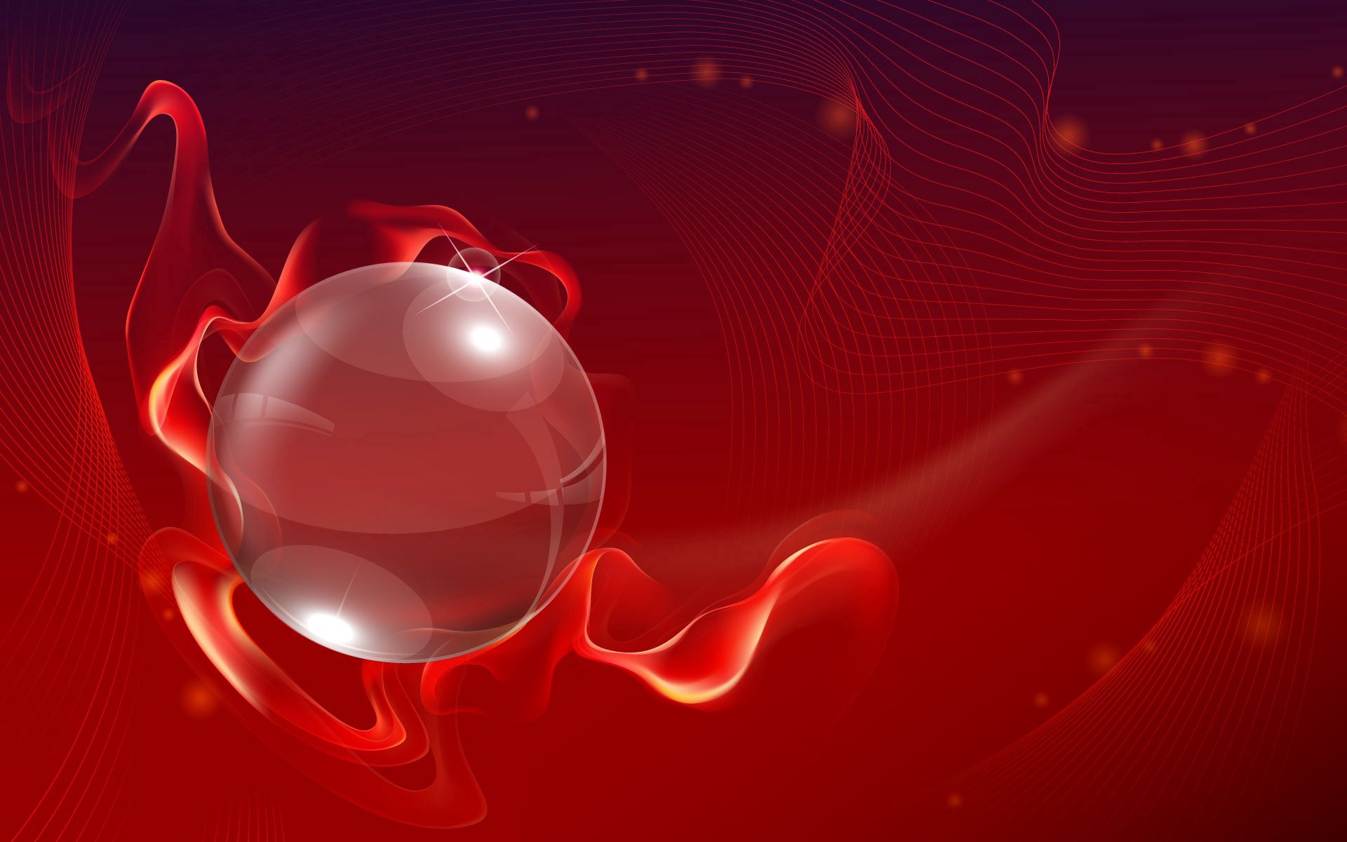 Free download wallpaper Ball, Abstract, Lines, Background on your PC desktop