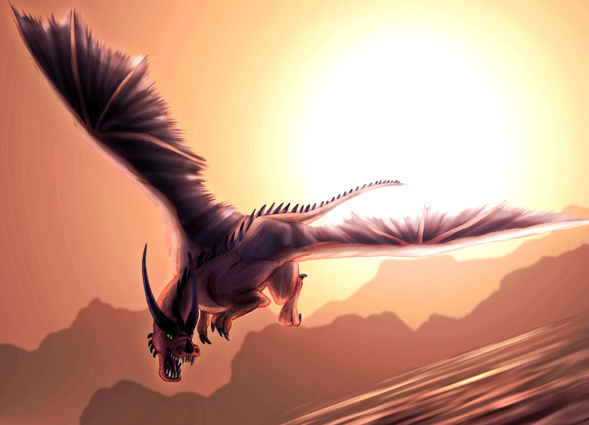 Free download wallpaper Fantasy, Dragon on your PC desktop