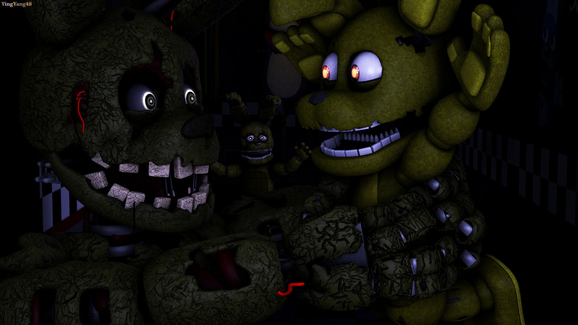 Descarga gratis la imagen Videojuego, Five Nights At Freddy's, Cinco Noches En Freddy `s 3 en el escritorio de tu PC