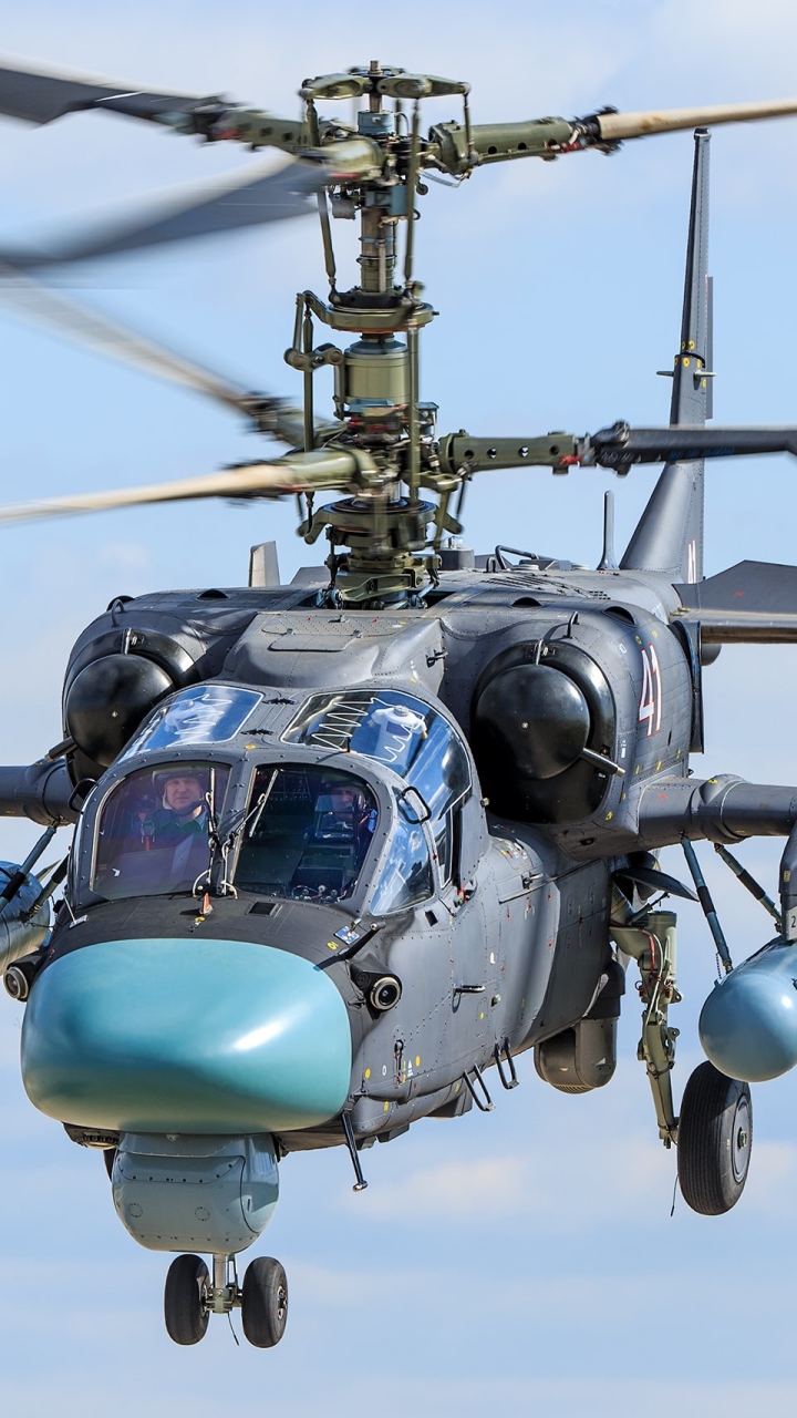 Скачати мобільні шпалери Військовий, Камов Ка 52 Алігатор, Військові Вертольоти безкоштовно.