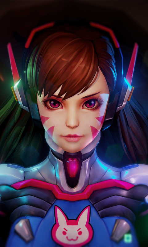 Скачать картинку Overwatch, Видеоигры, D Va (Наблюдение) в телефон бесплатно.